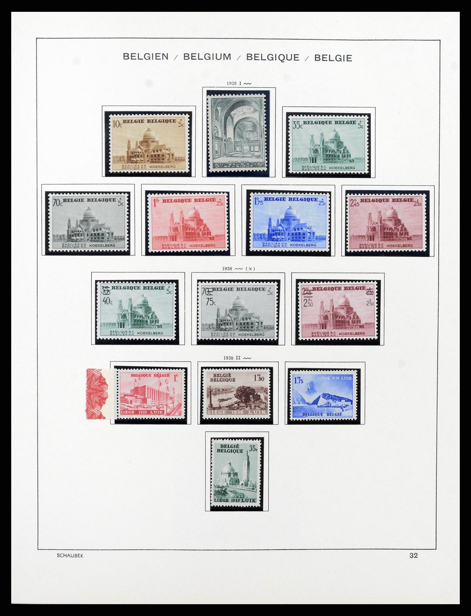 38489 0032 - Stamp collection 38489 Belgium 1849-1975.