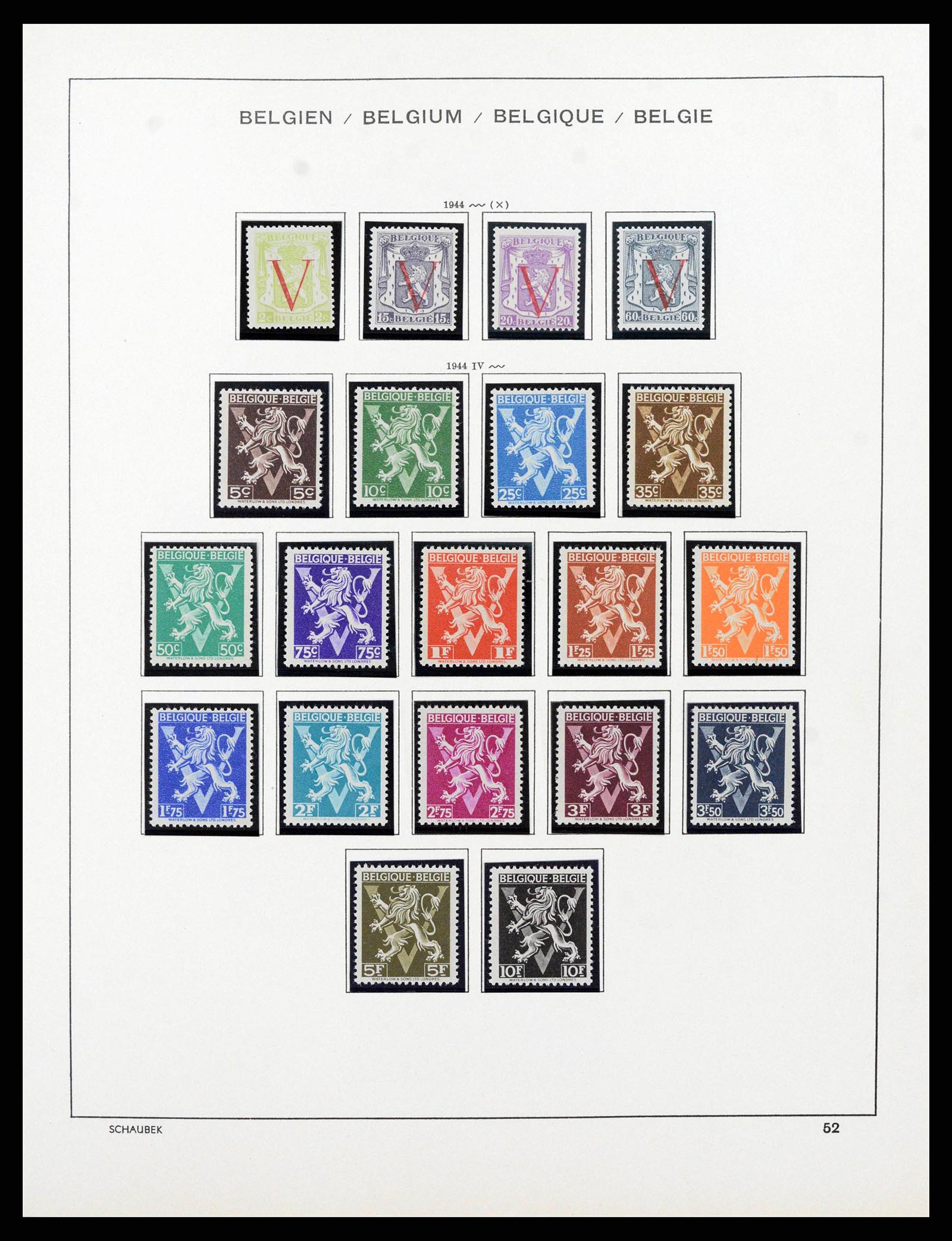 38489 0046 - Stamp collection 38489 Belgium 1849-1975.