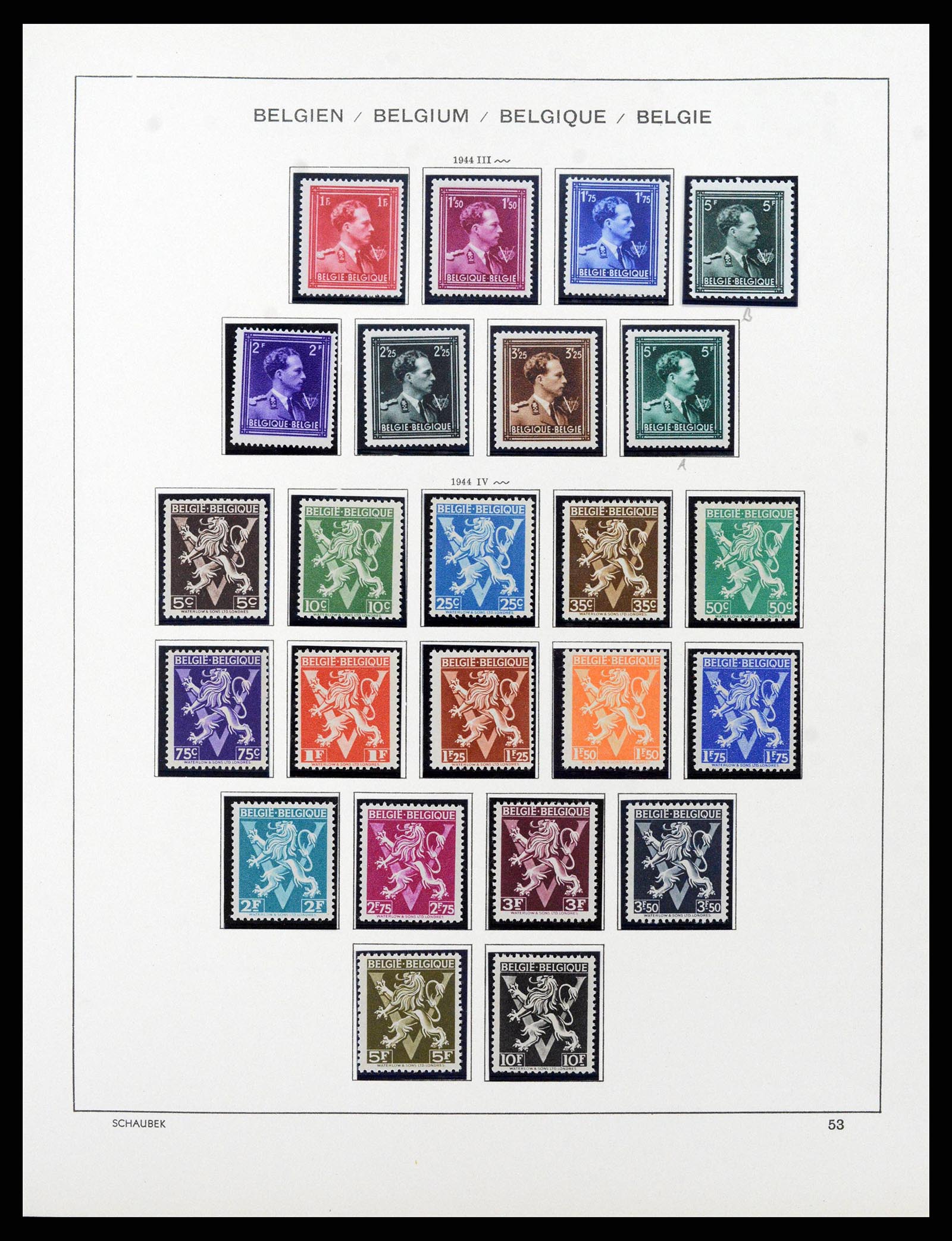 38489 0047 - Postzegelverzameling 38489 België 1849-1975.