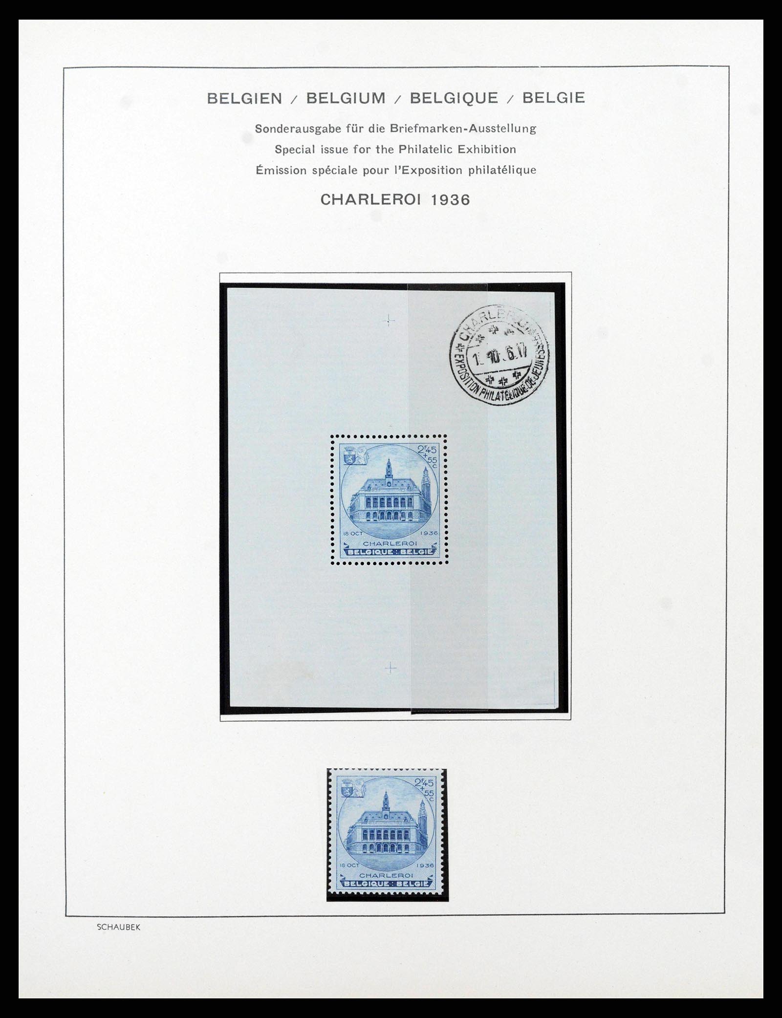 38489 0052 - Postzegelverzameling 38489 België 1849-1975.