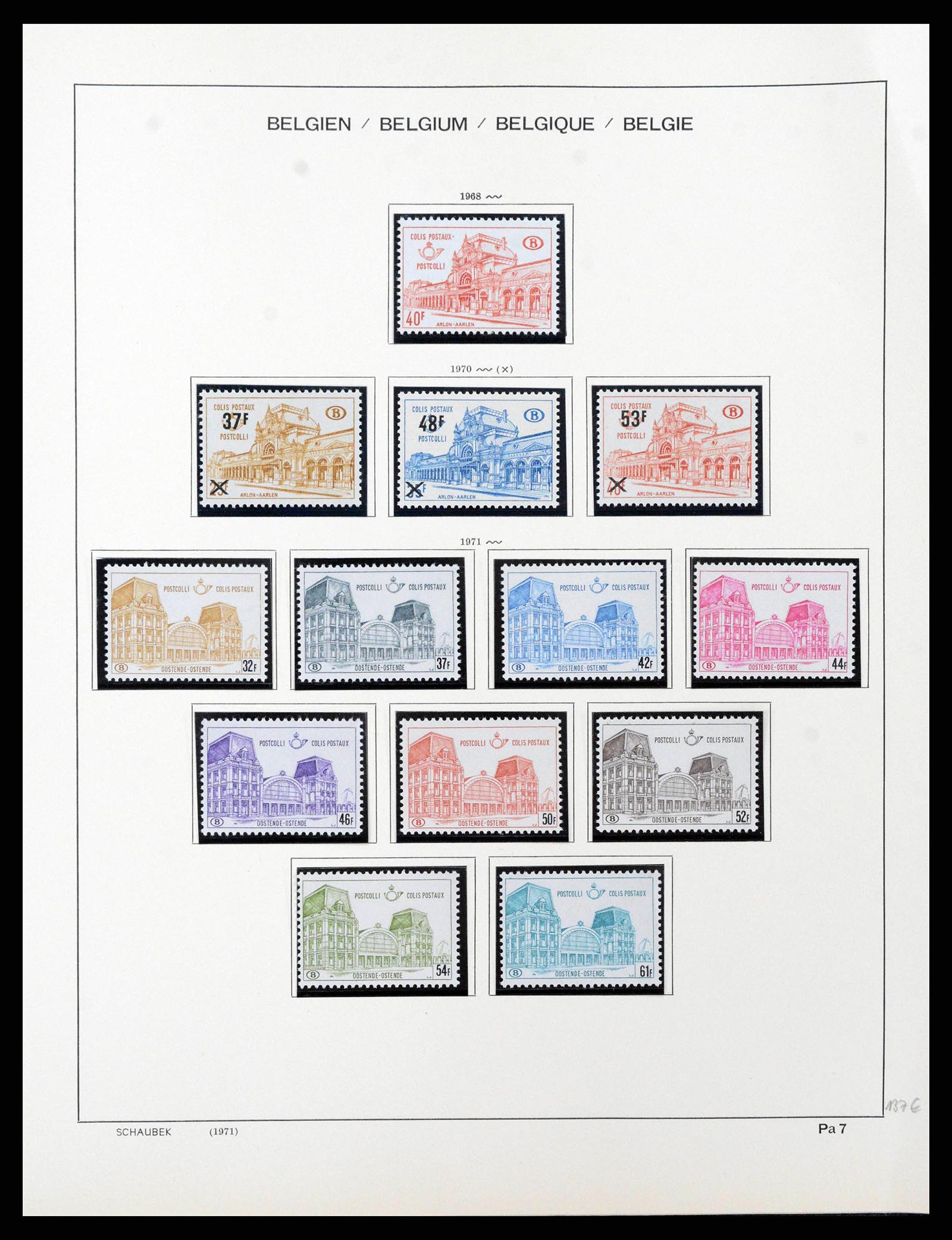 38489 0201 - Stamp collection 38489 Belgium 1849-1975.