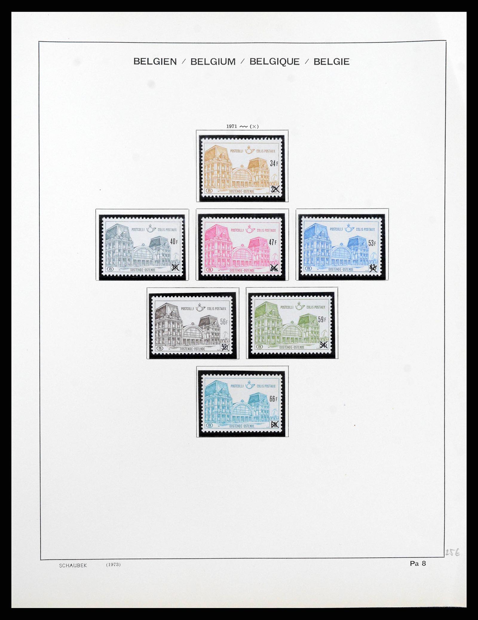 38489 0202 - Stamp collection 38489 Belgium 1849-1975.