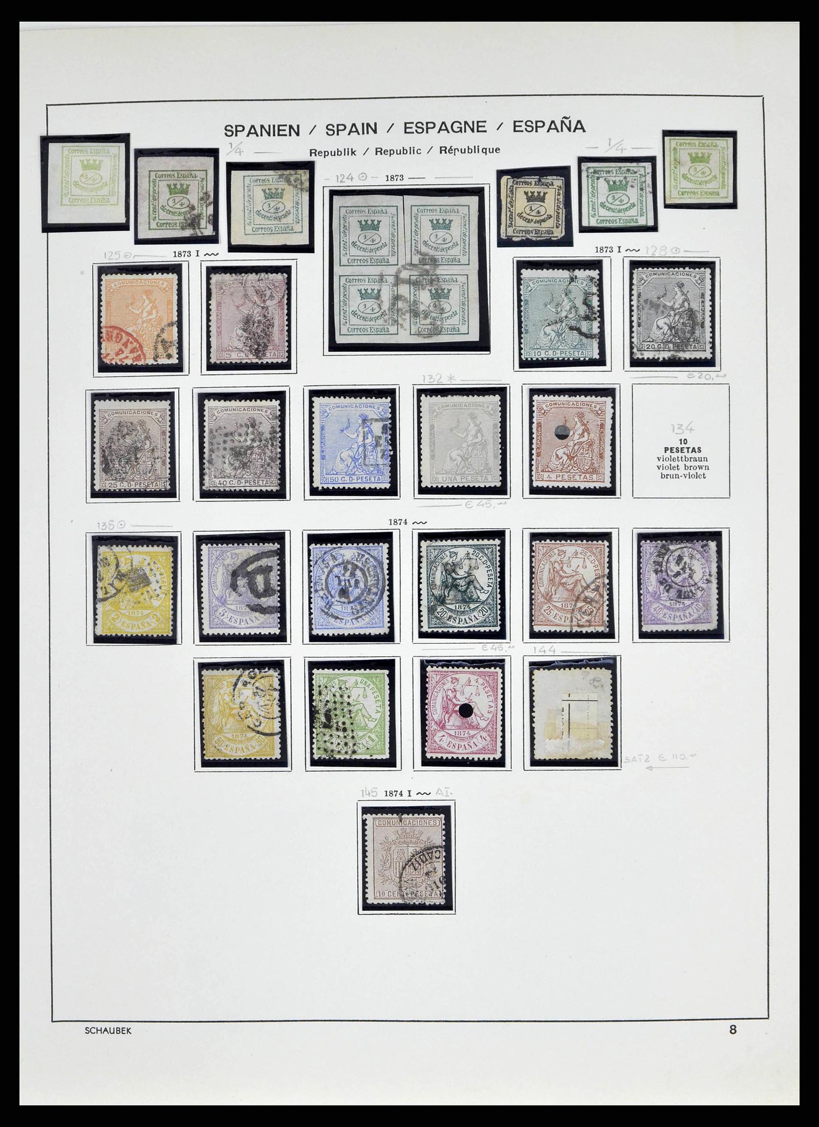 38491 0011 - Postzegelverzameling 38491 Spanje 1850-1965.