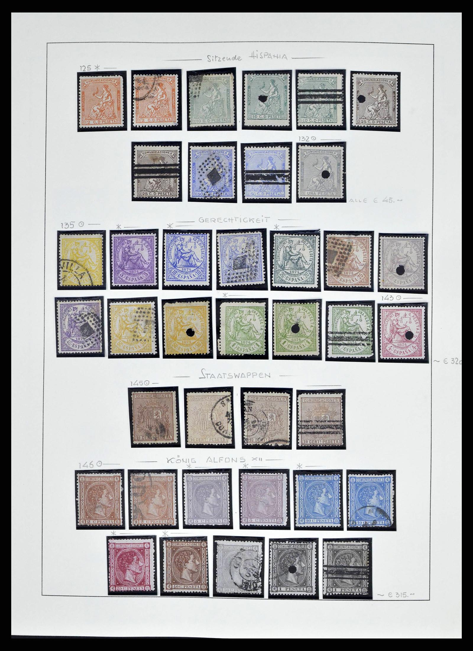 38491 0012 - Postzegelverzameling 38491 Spanje 1850-1965.