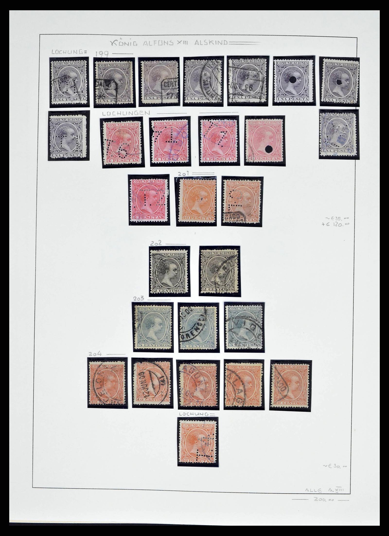 38491 0018 - Postzegelverzameling 38491 Spanje 1850-1965.