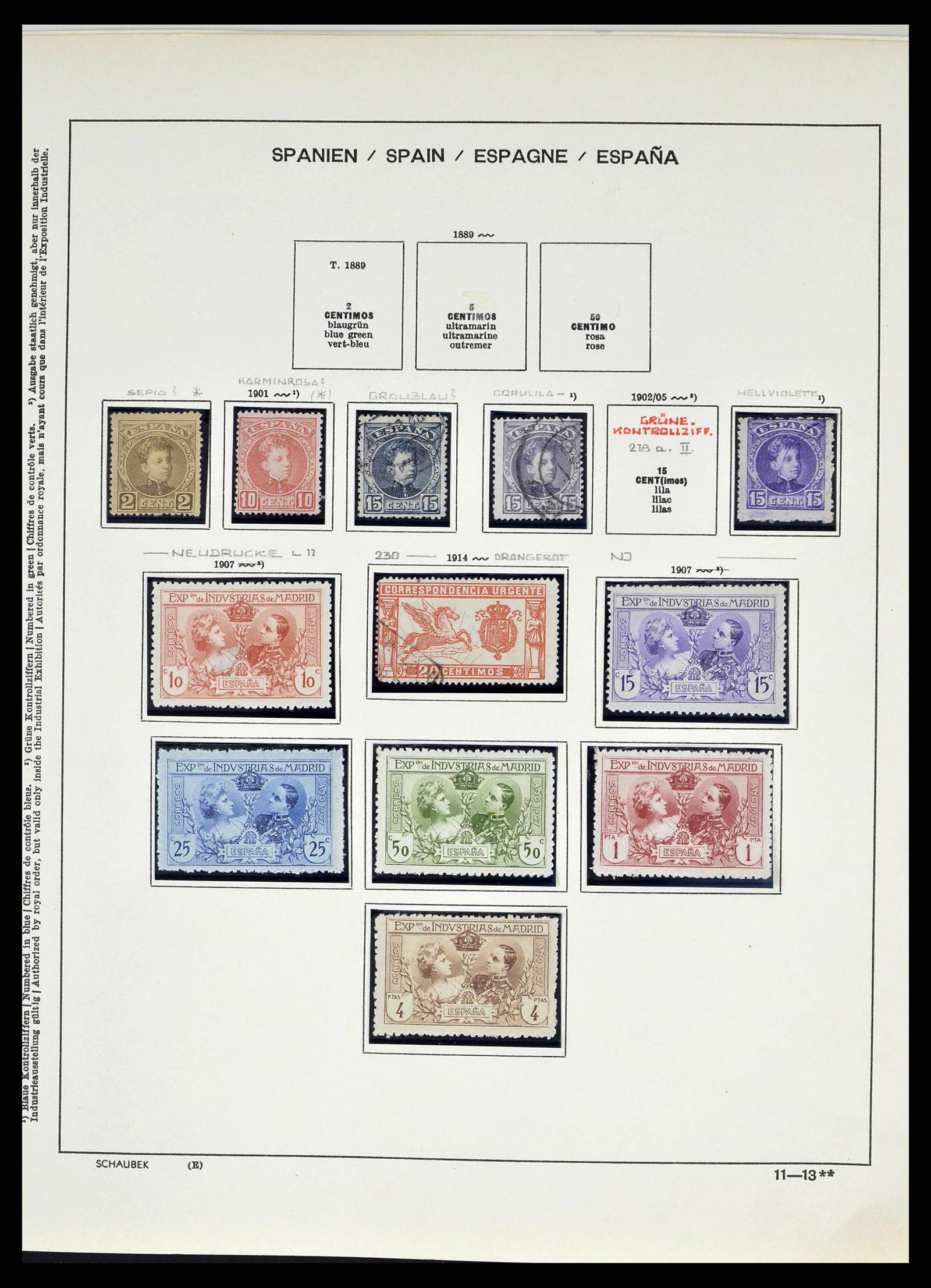 38491 0024 - Postzegelverzameling 38491 Spanje 1850-1965.