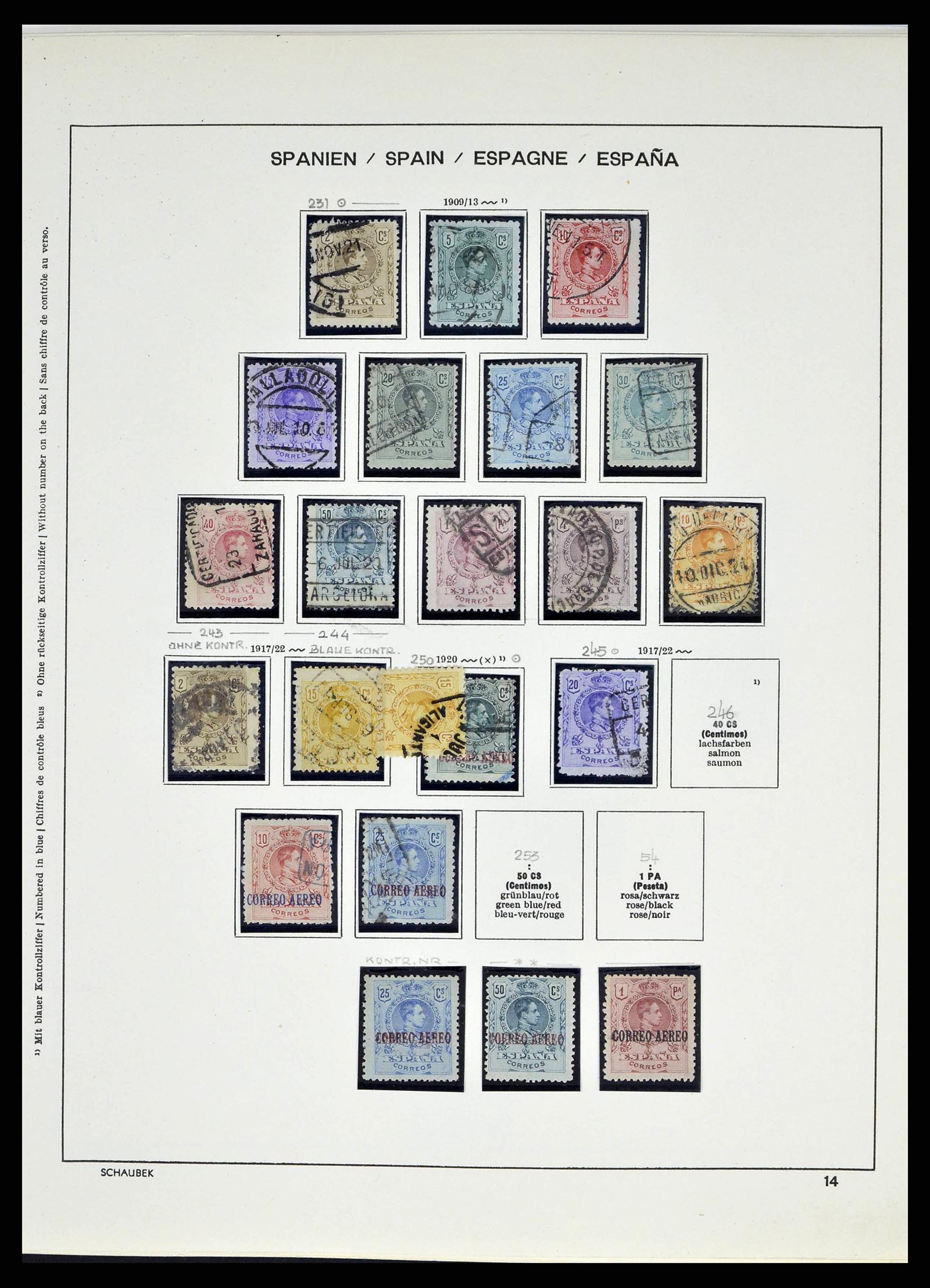 38491 0027 - Postzegelverzameling 38491 Spanje 1850-1965.