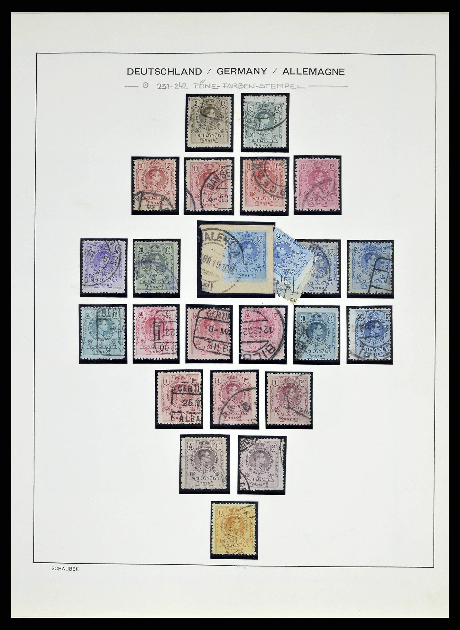 38491 0028 - Postzegelverzameling 38491 Spanje 1850-1965.