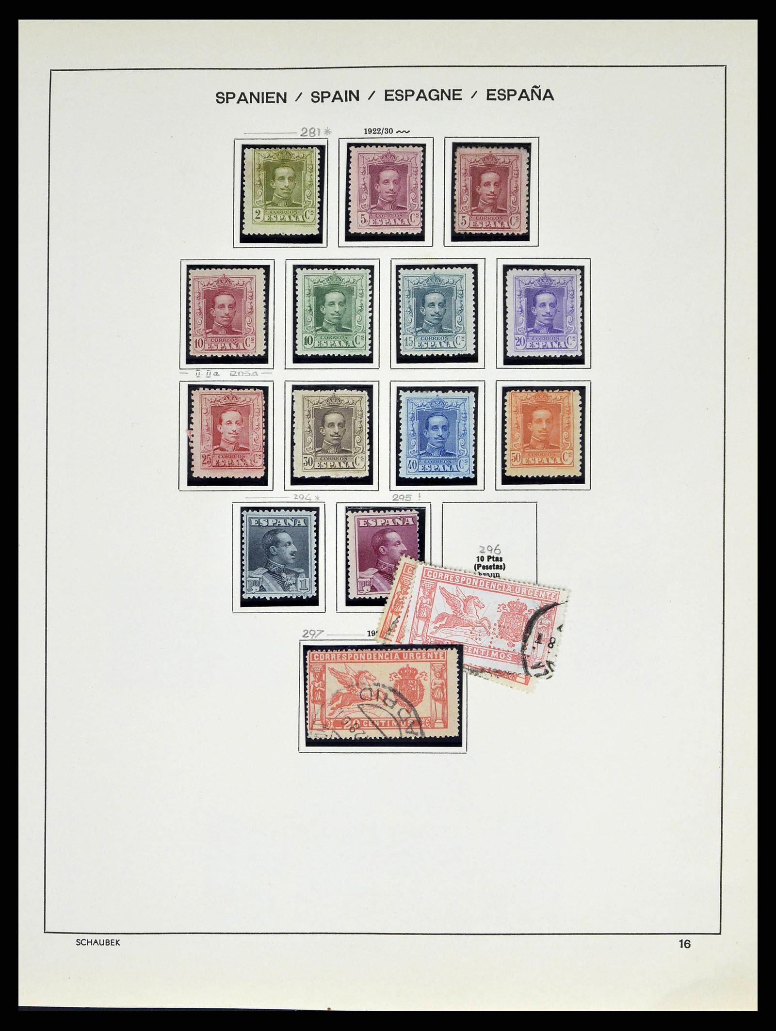 38491 0032 - Postzegelverzameling 38491 Spanje 1850-1965.