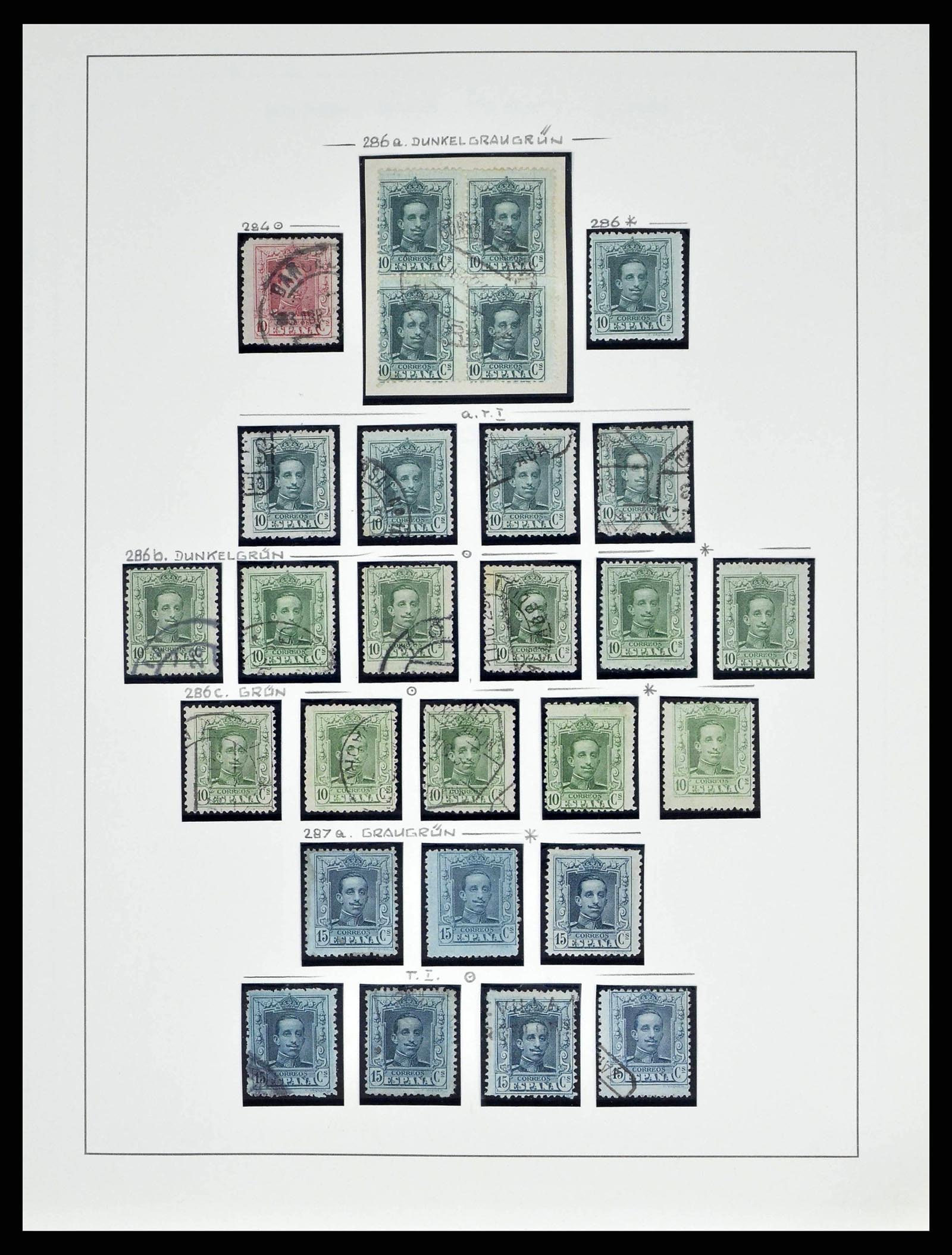 38491 0034 - Postzegelverzameling 38491 Spanje 1850-1965.