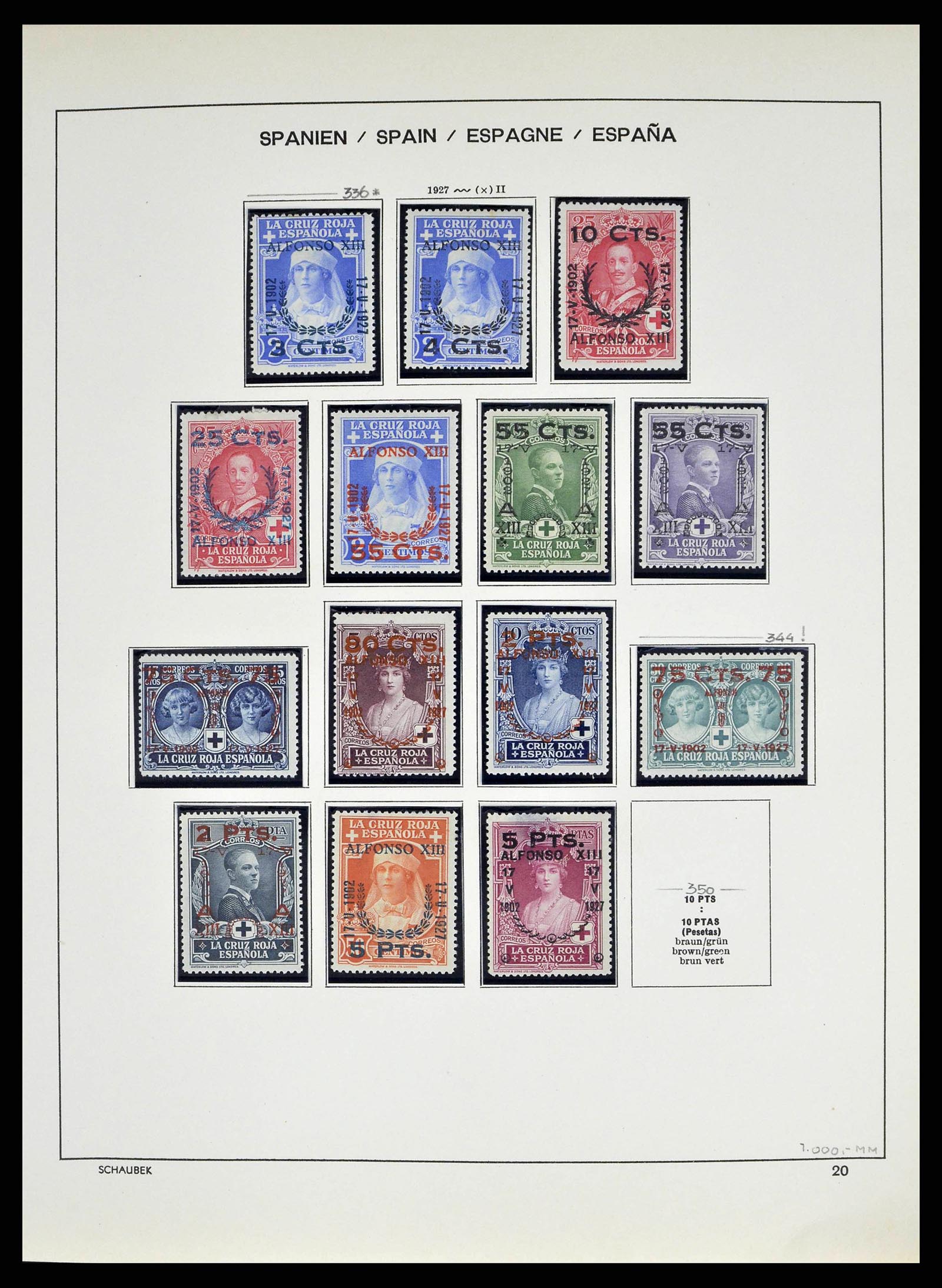 38491 0039 - Stamp collection 38491 Spain 1850-1965.