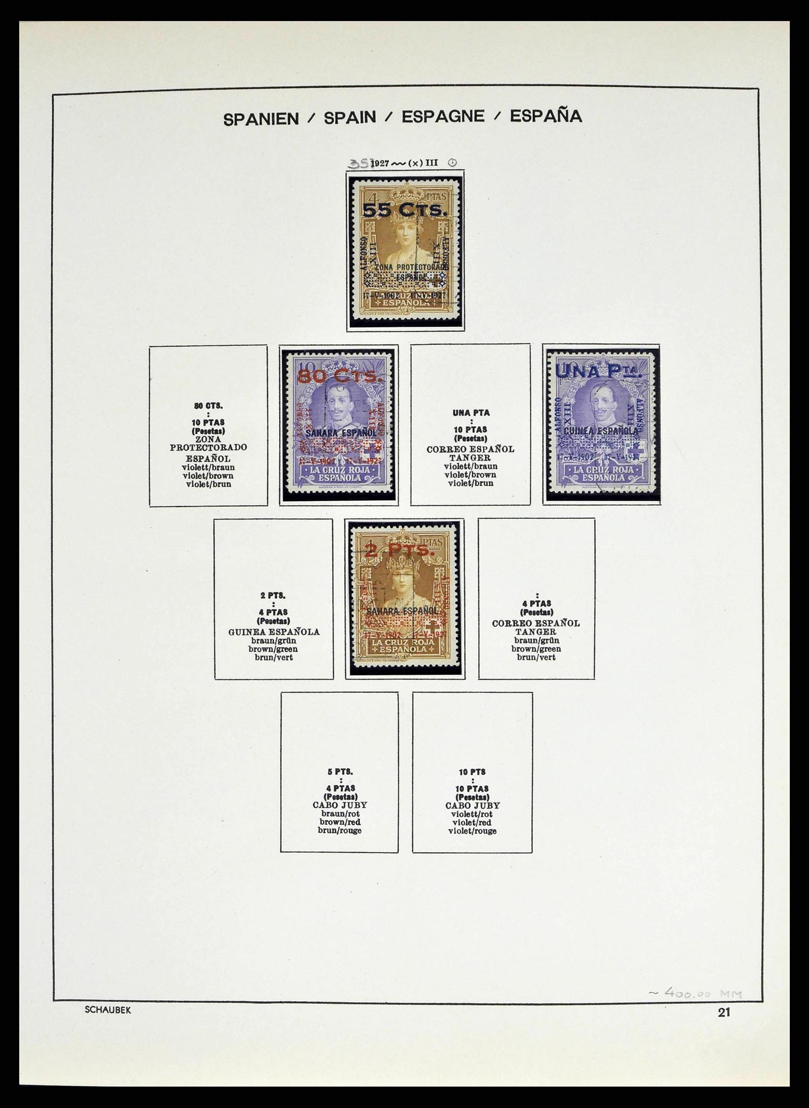 38491 0040 - Postzegelverzameling 38491 Spanje 1850-1965.