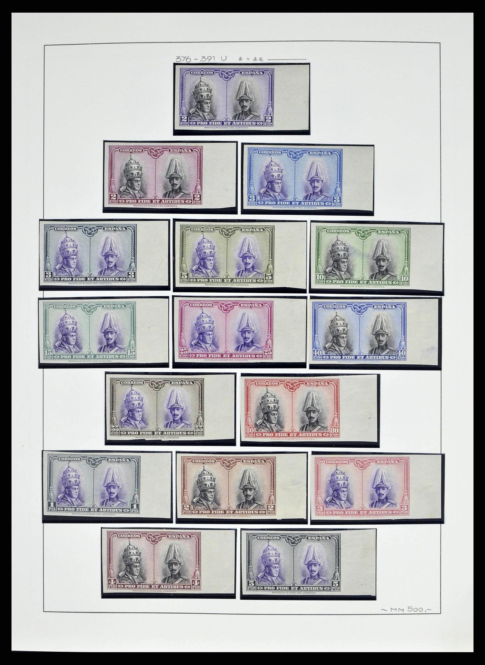 38491 0043 - Postzegelverzameling 38491 Spanje 1850-1965.