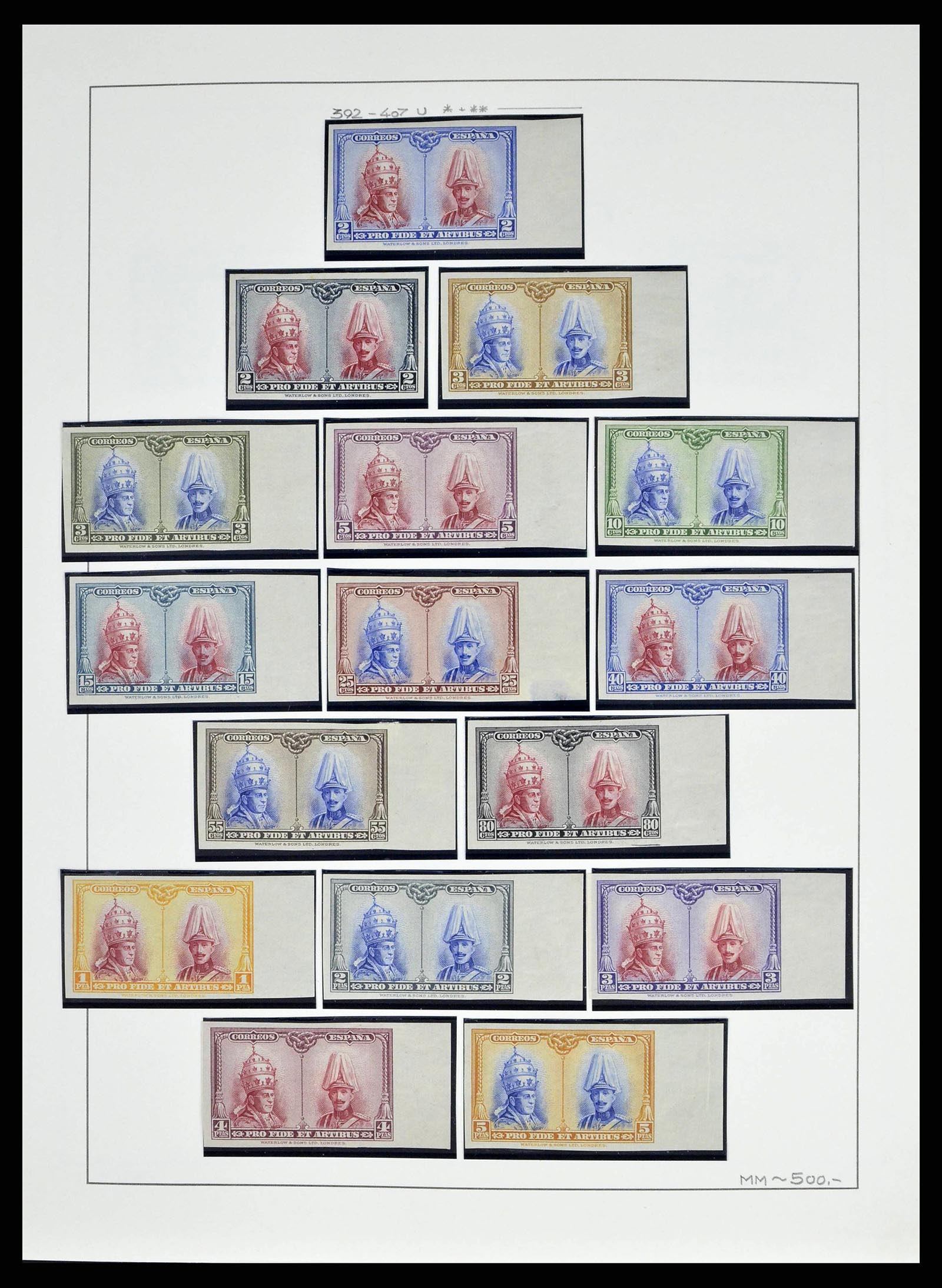 38491 0045 - Postzegelverzameling 38491 Spanje 1850-1965.
