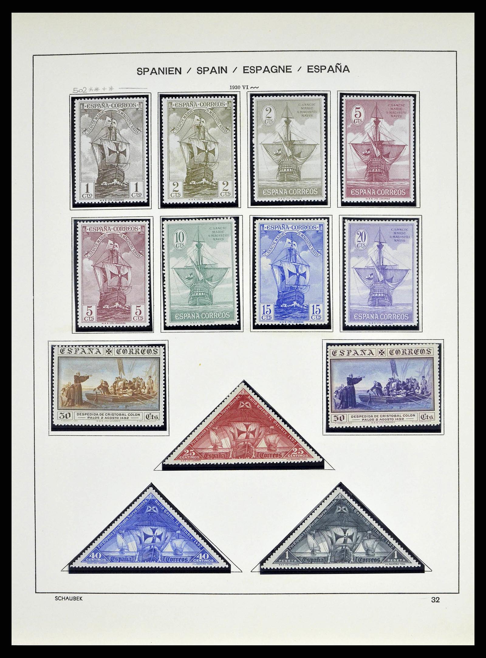 38491 0055 - Postzegelverzameling 38491 Spanje 1850-1965.