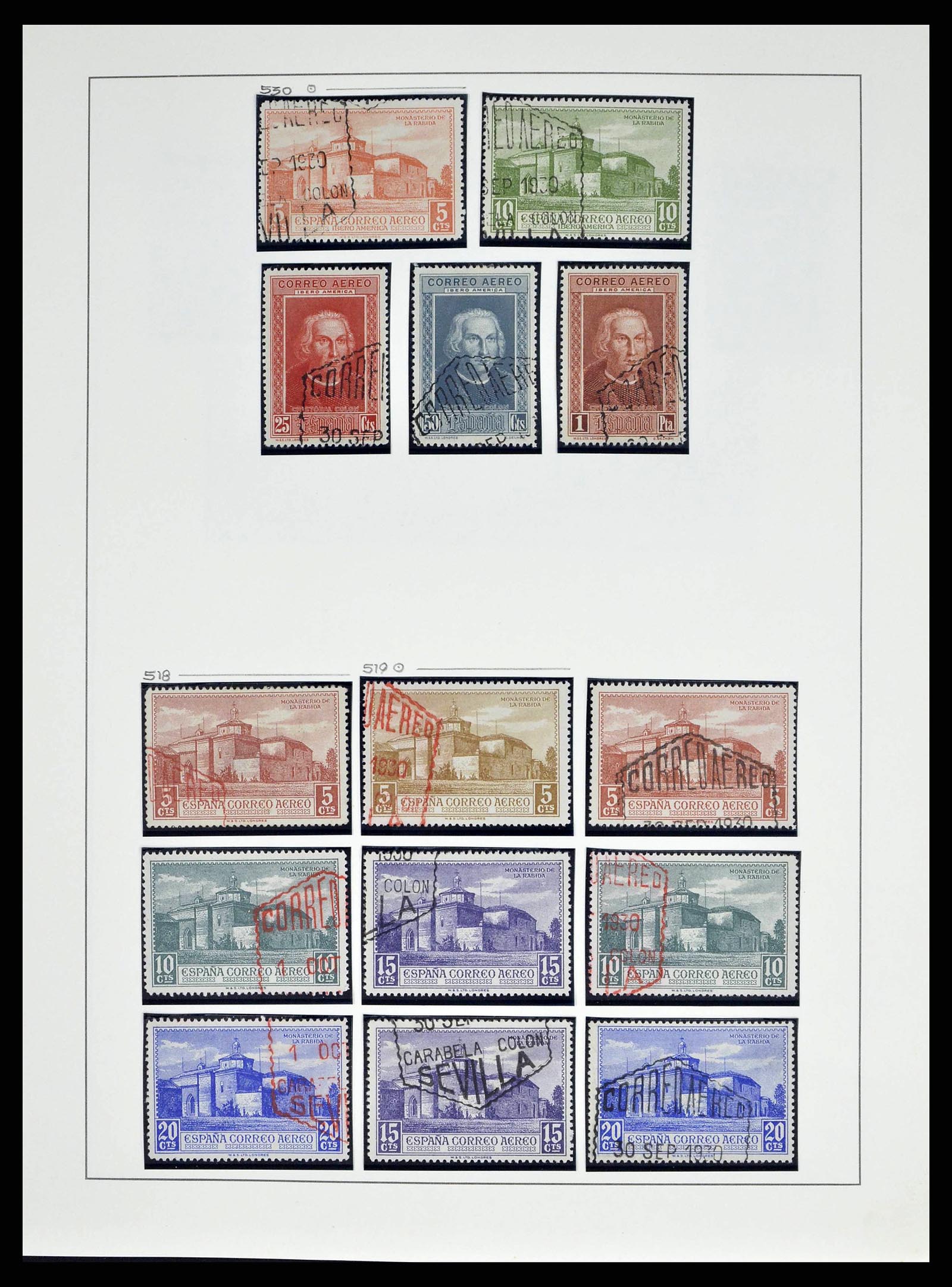 38491 0059 - Postzegelverzameling 38491 Spanje 1850-1965.