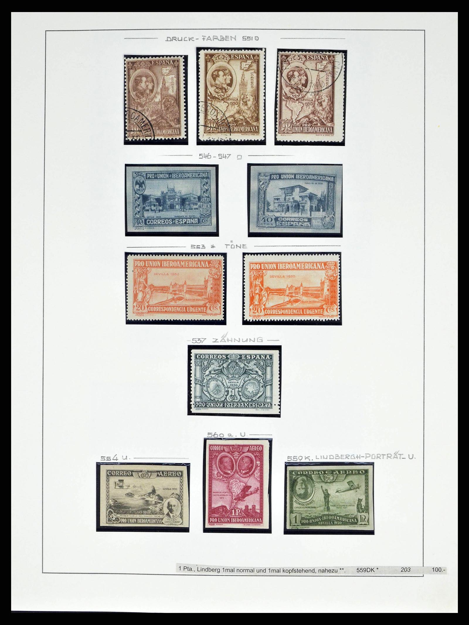 38491 0063 - Stamp collection 38491 Spain 1850-1965.