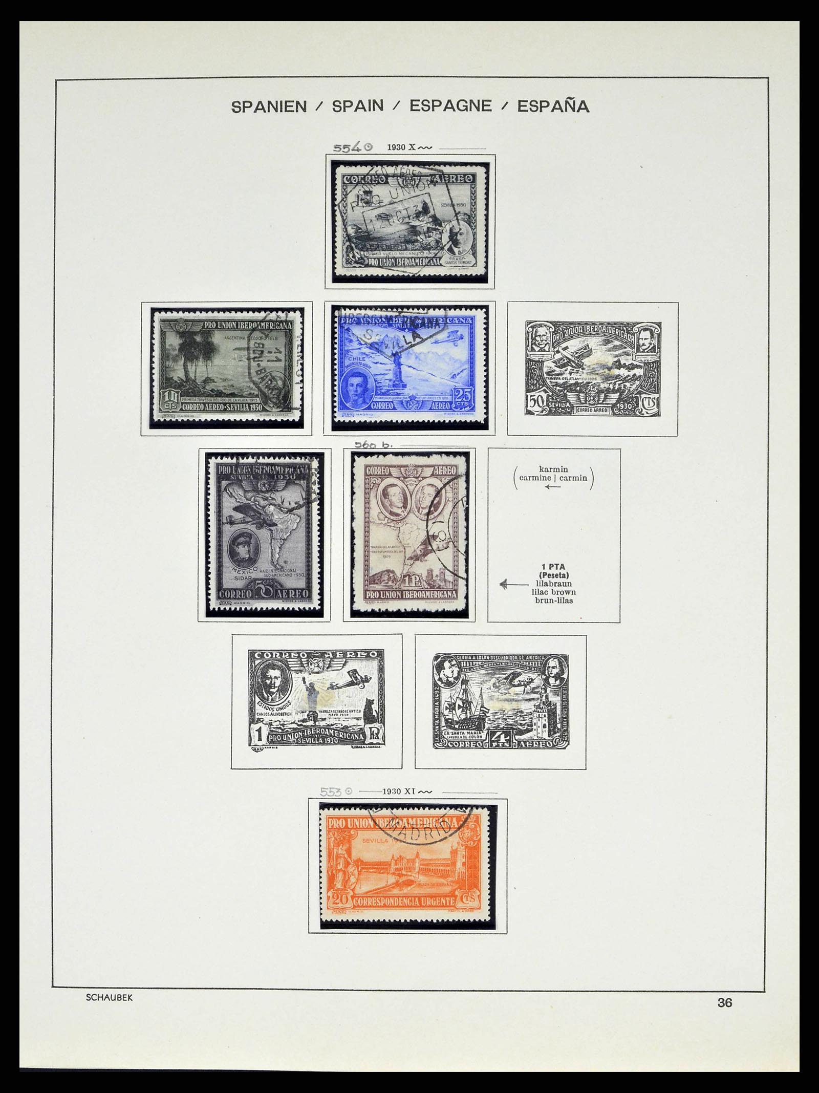 38491 0066 - Stamp collection 38491 Spain 1850-1965.