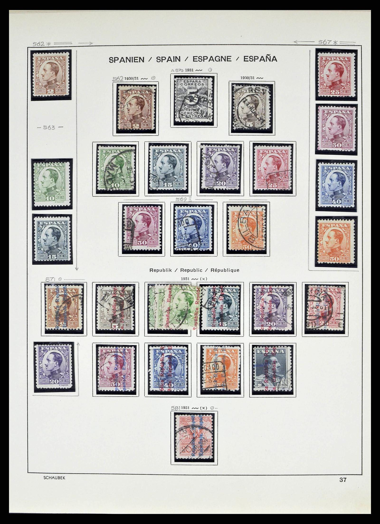 38491 0069 - Stamp collection 38491 Spain 1850-1965.