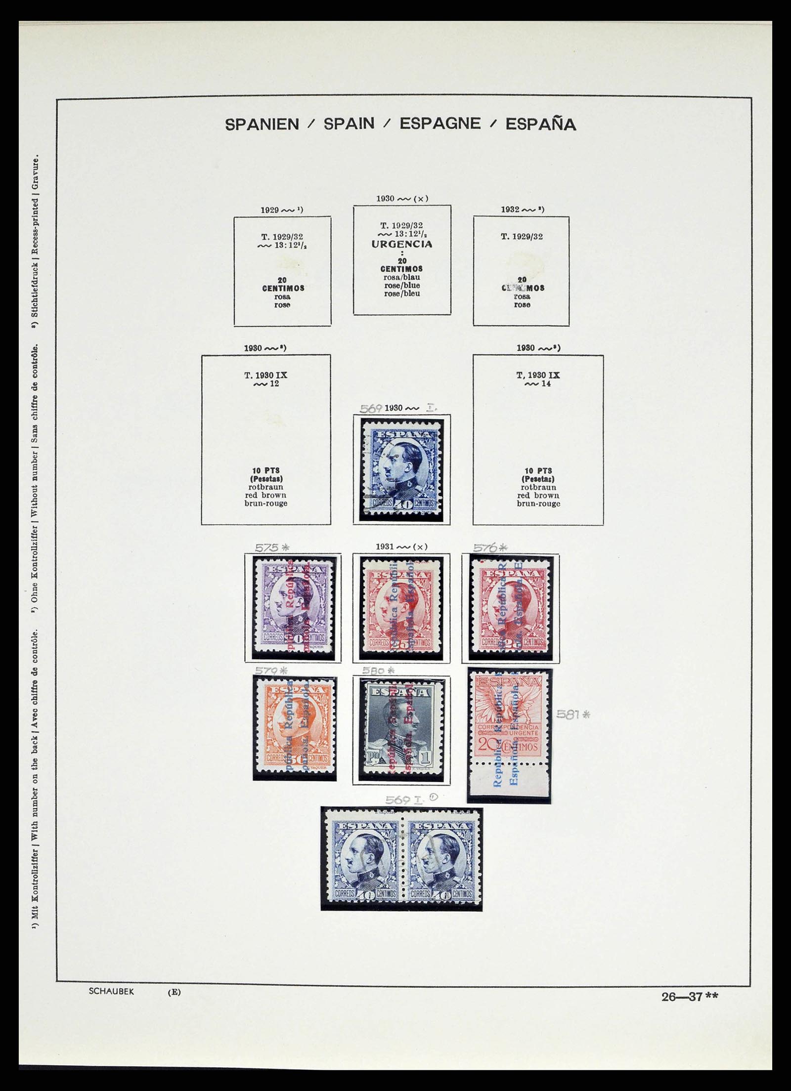 38491 0070 - Stamp collection 38491 Spain 1850-1965.
