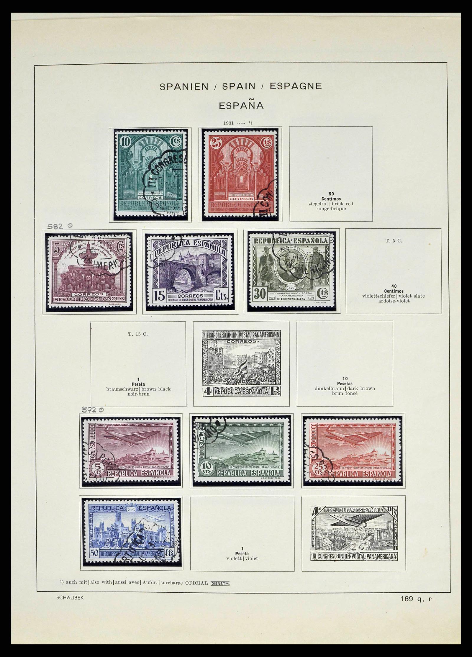 38491 0073 - Stamp collection 38491 Spain 1850-1965.