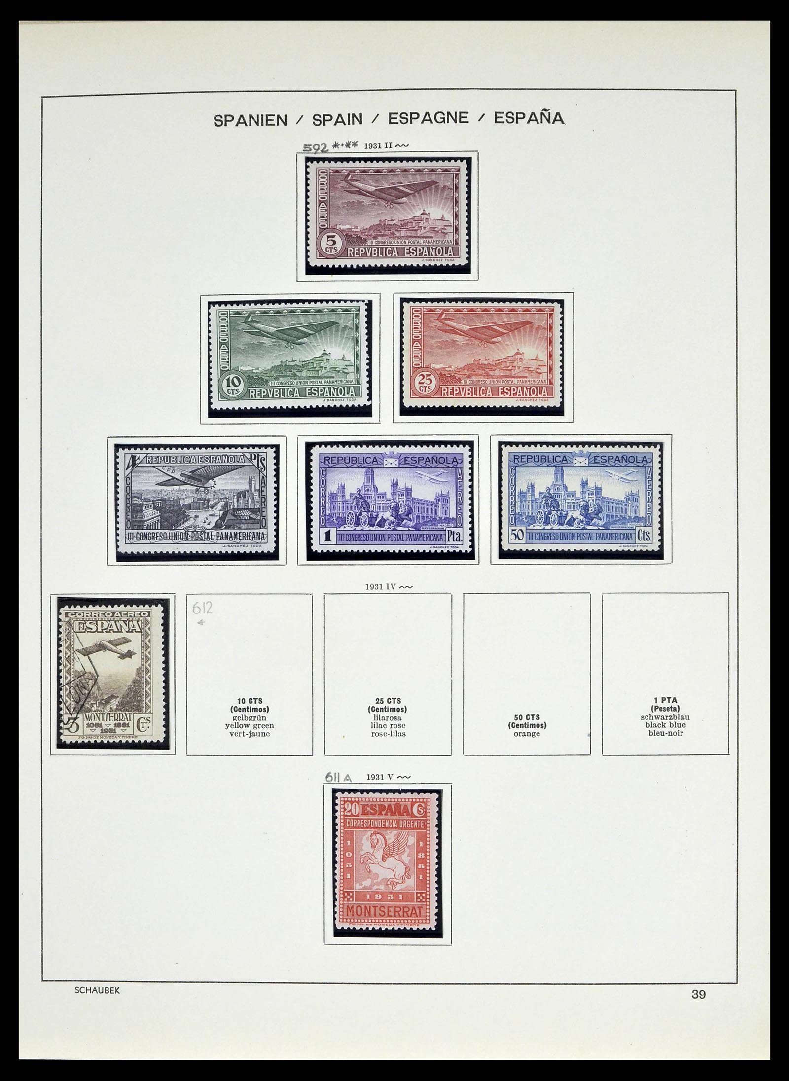 38491 0075 - Stamp collection 38491 Spain 1850-1965.