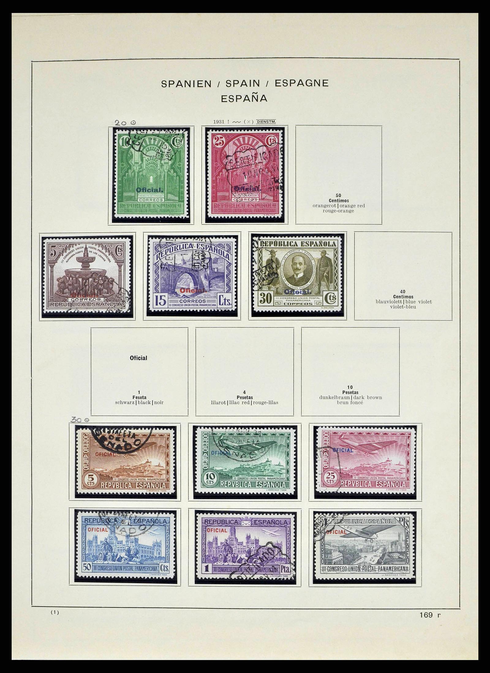 38491 0076 - Stamp collection 38491 Spain 1850-1965.