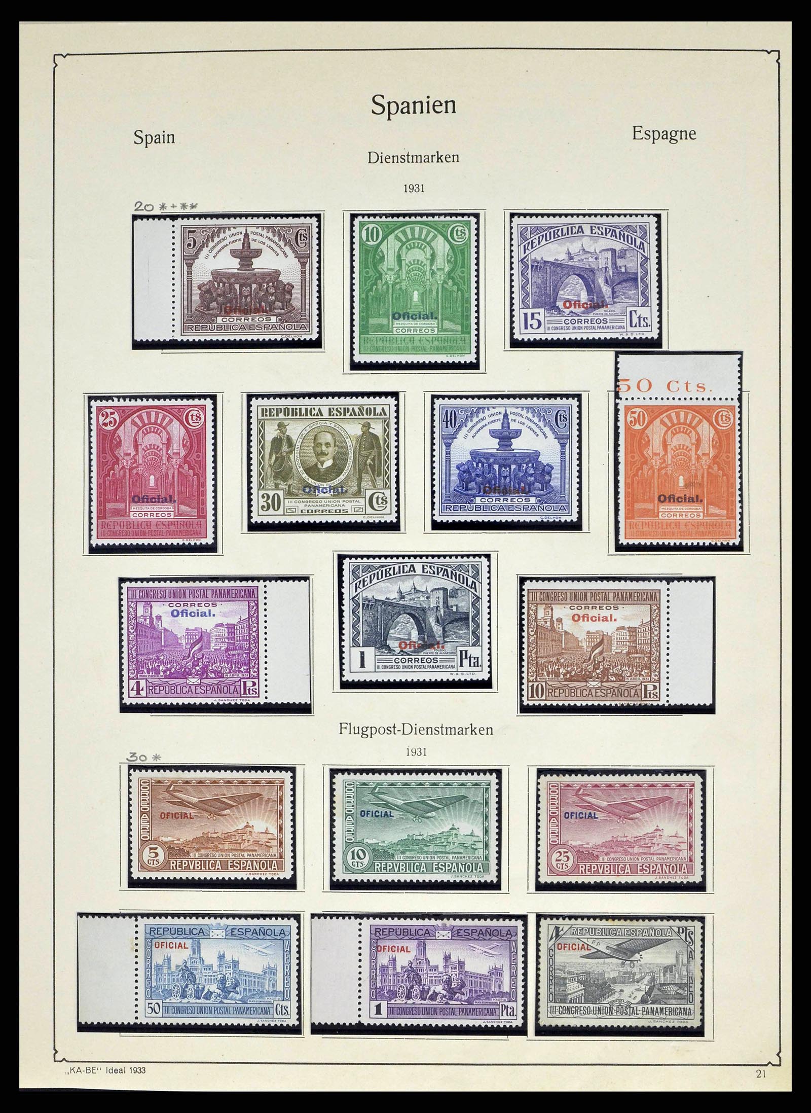 38491 0077 - Stamp collection 38491 Spain 1850-1965.