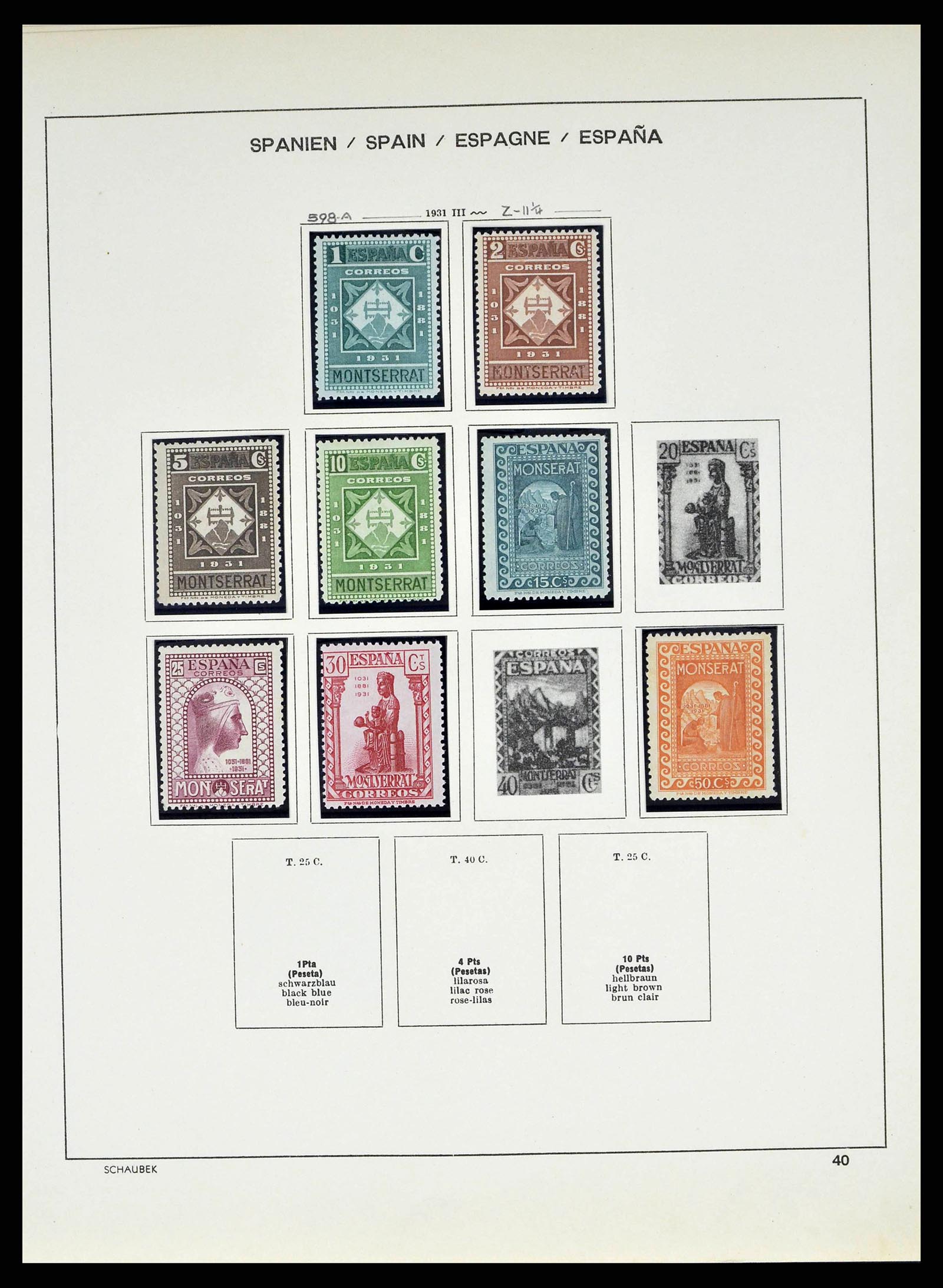 38491 0078 - Stamp collection 38491 Spain 1850-1965.
