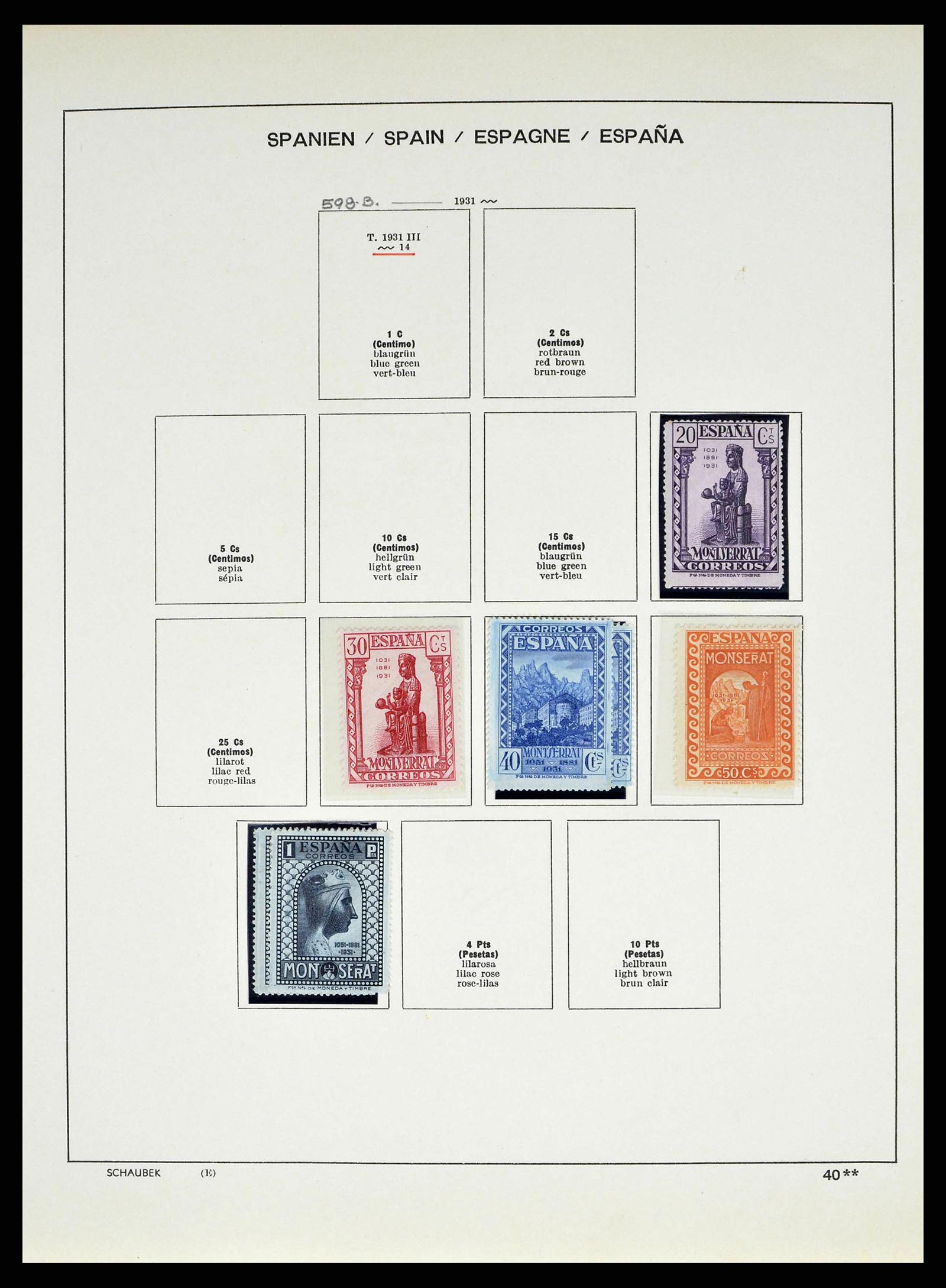 38491 0079 - Stamp collection 38491 Spain 1850-1965.