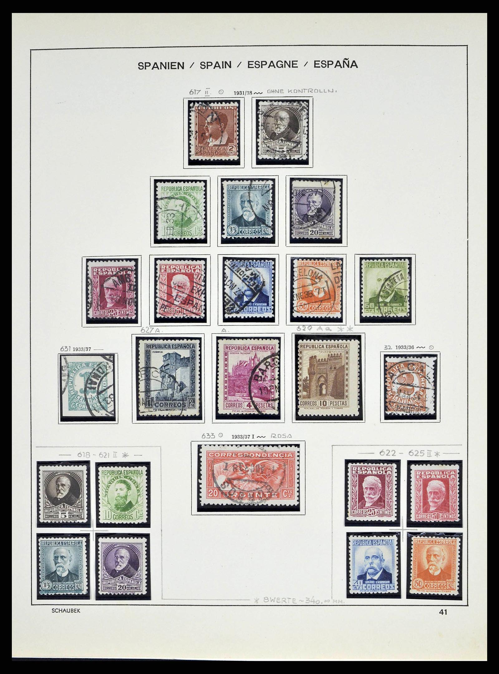 38491 0080 - Stamp collection 38491 Spain 1850-1965.
