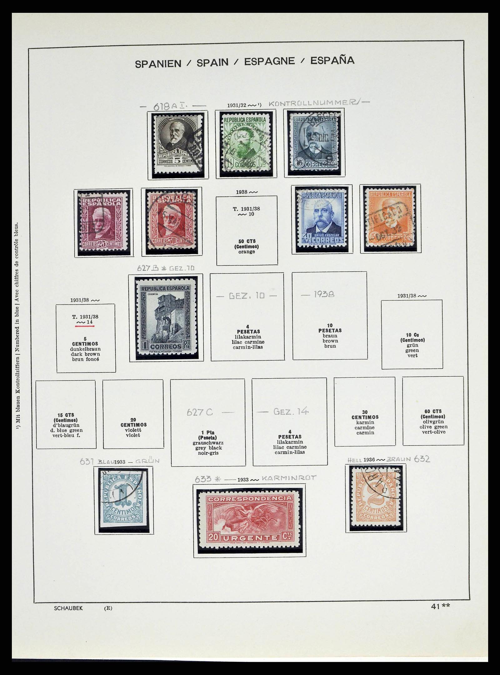 38491 0082 - Stamp collection 38491 Spain 1850-1965.