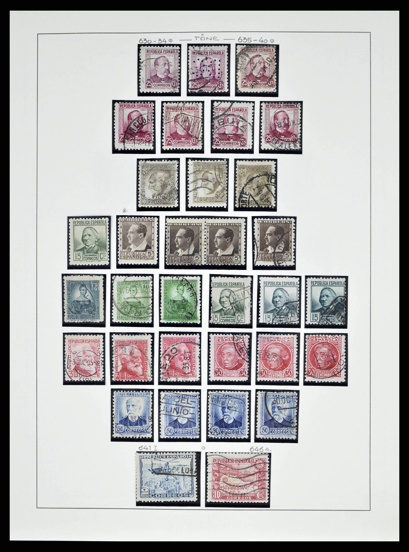38491 0084 - Stamp collection 38491 Spain 1850-1965.