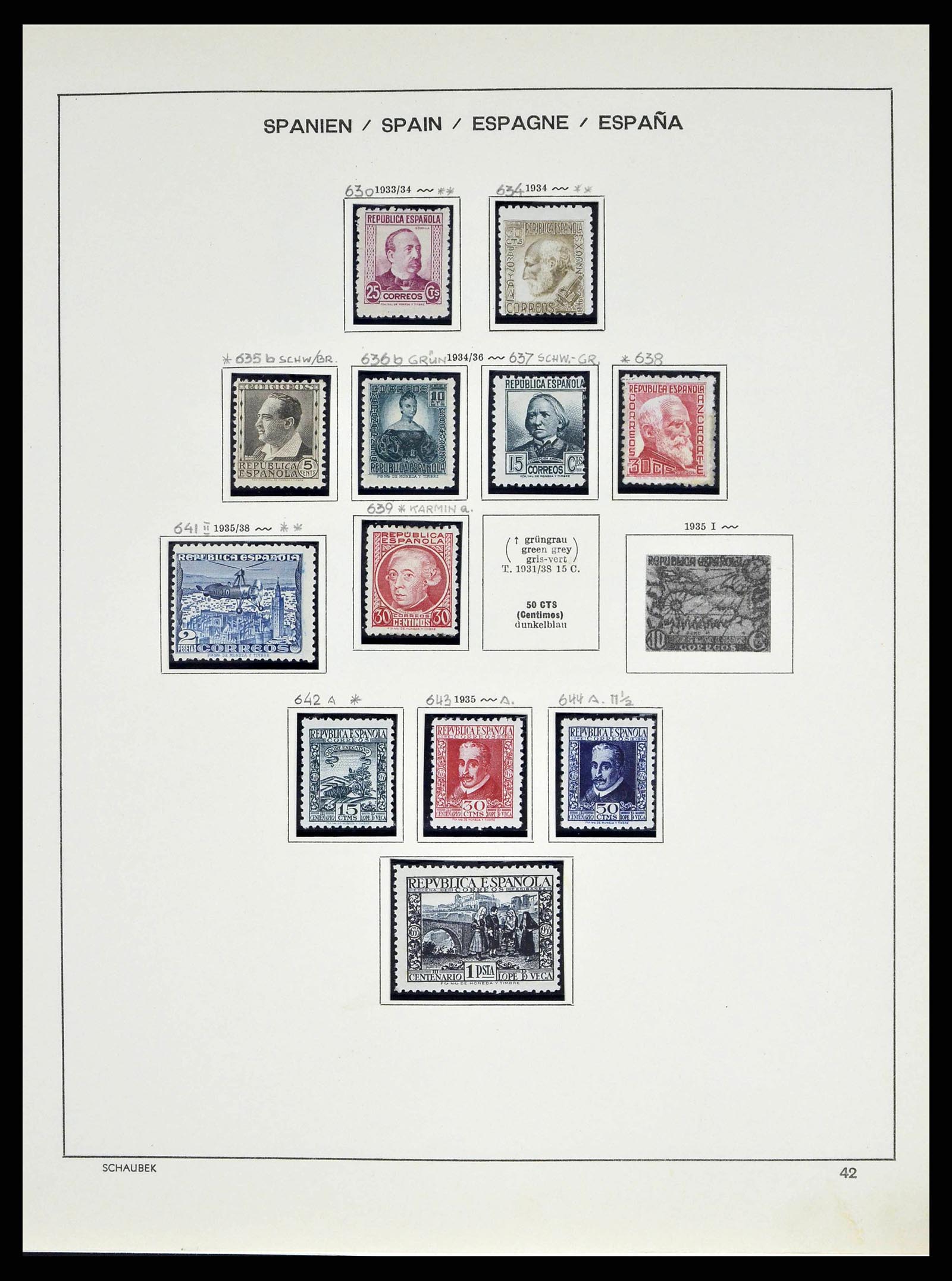 38491 0085 - Stamp collection 38491 Spain 1850-1965.