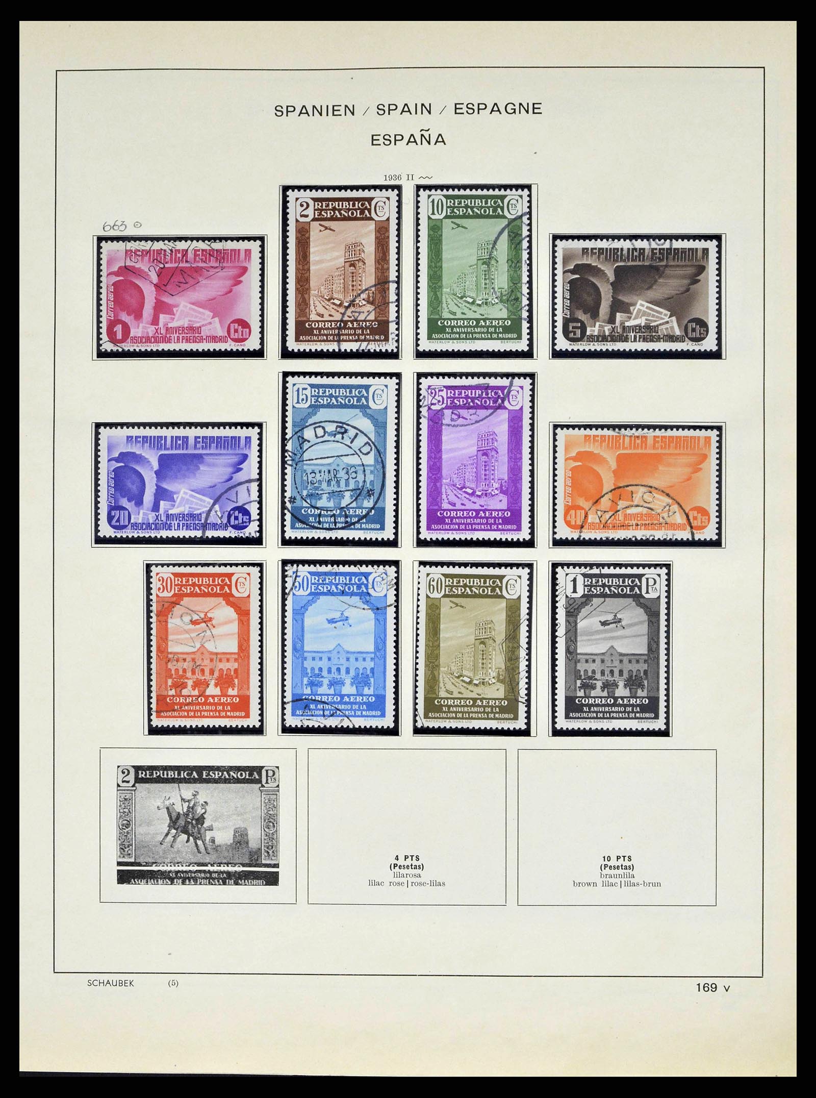 38491 0090 - Stamp collection 38491 Spain 1850-1965.
