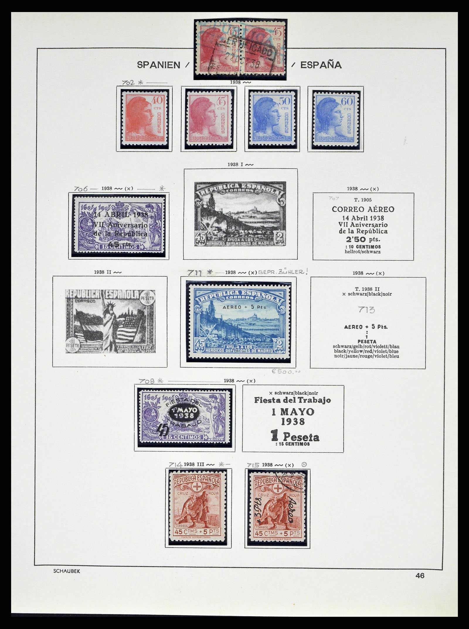 38491 0094 - Stamp collection 38491 Spain 1850-1965.