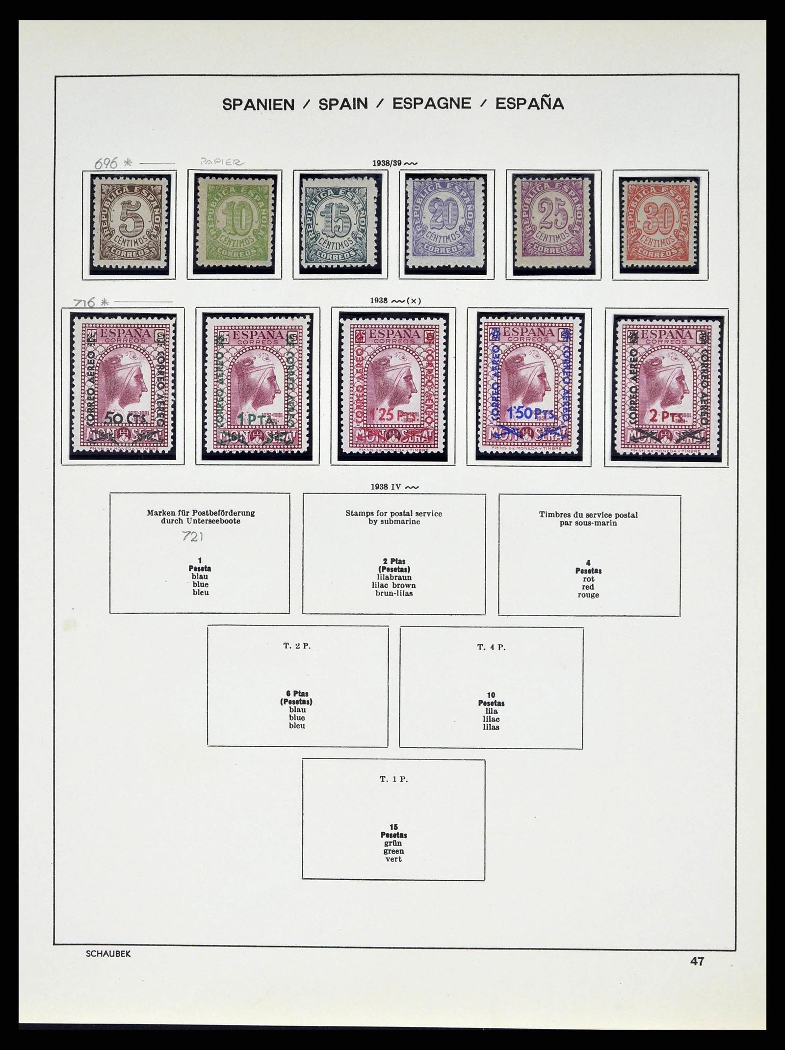38491 0097 - Stamp collection 38491 Spain 1850-1965.