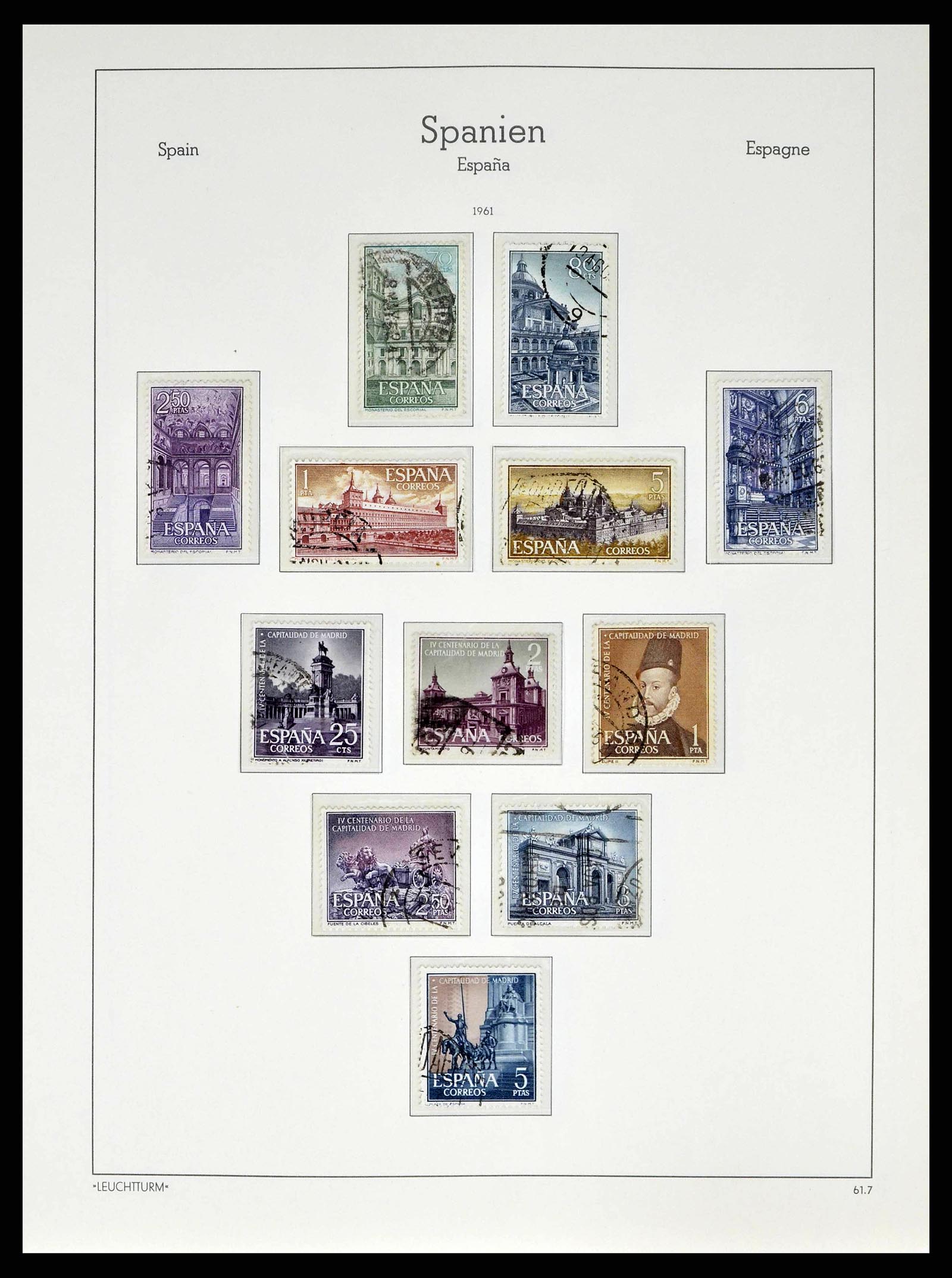 38491 0203 - Stamp collection 38491 Spain 1850-1965.