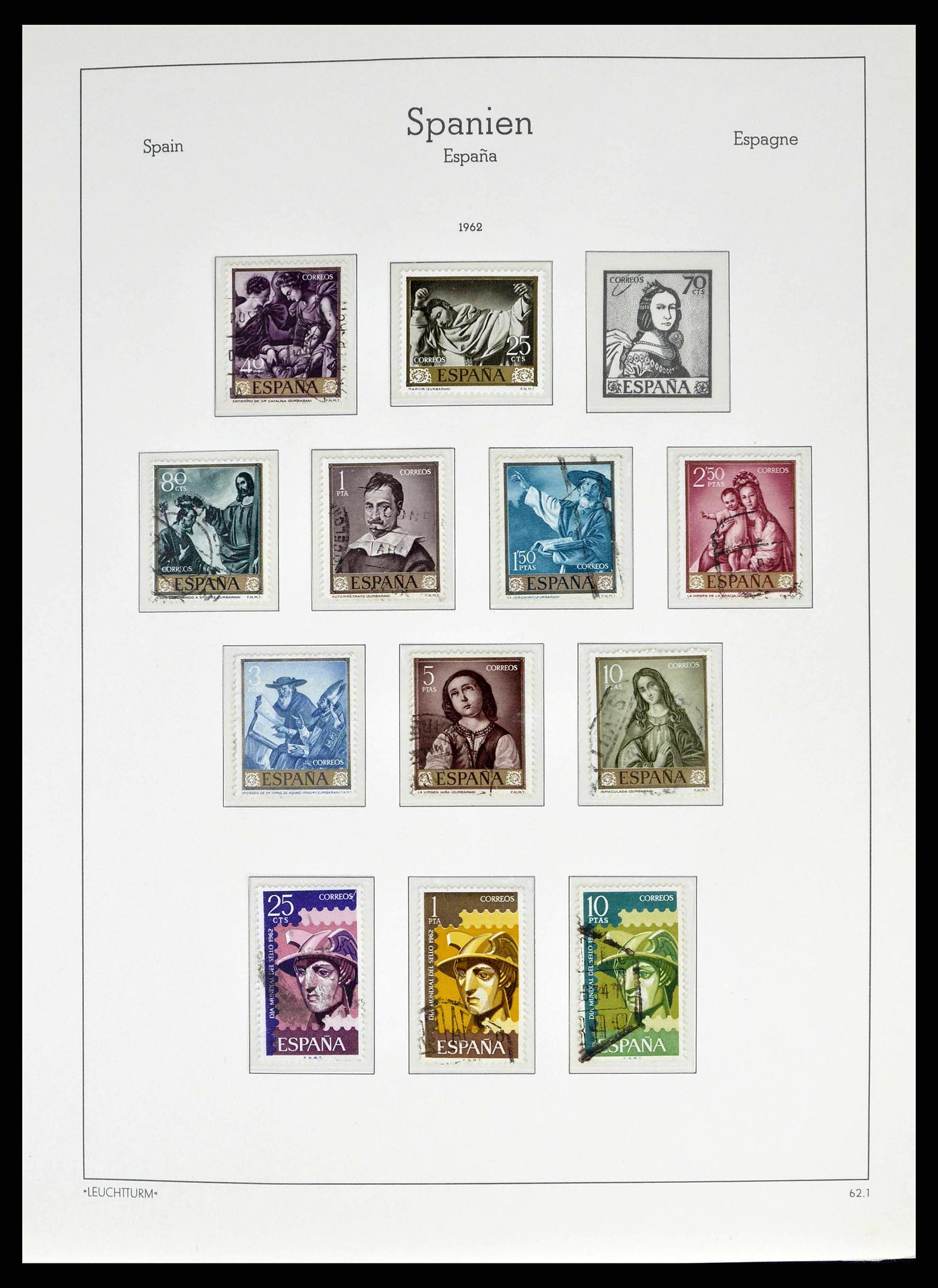 38491 0207 - Stamp collection 38491 Spain 1850-1965.