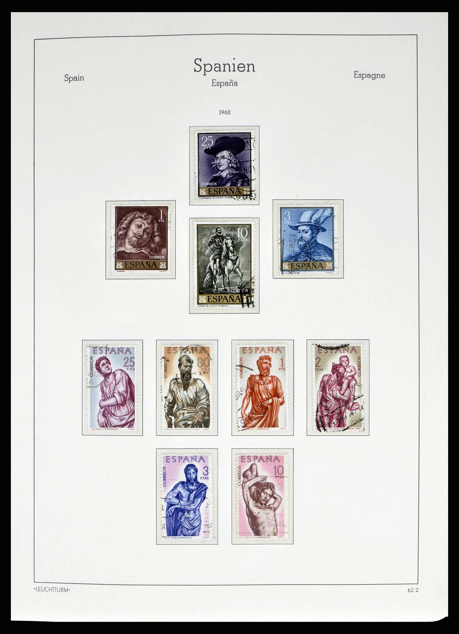 38491 0209 - Stamp collection 38491 Spain 1850-1965.