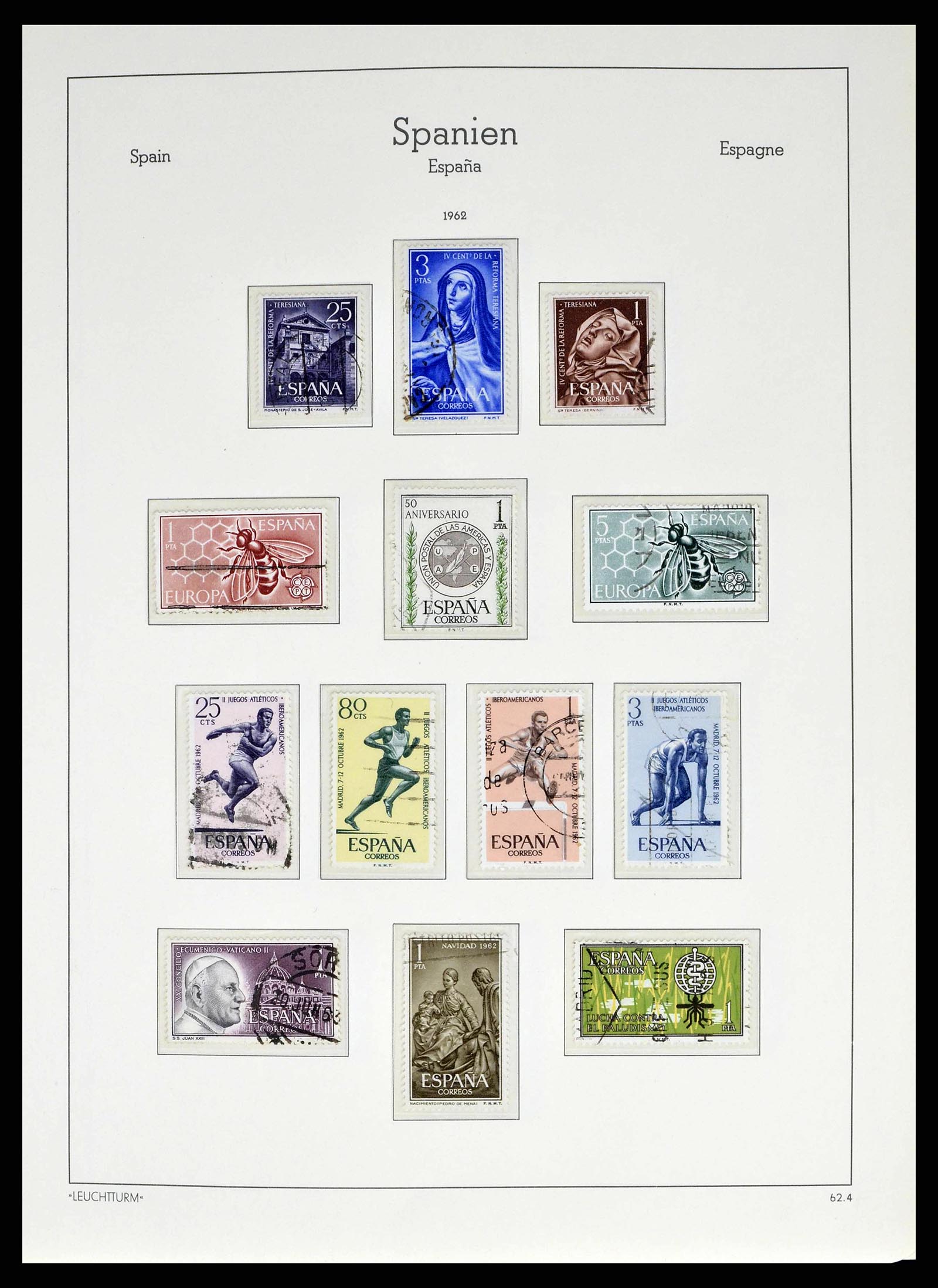 38491 0213 - Stamp collection 38491 Spain 1850-1965.