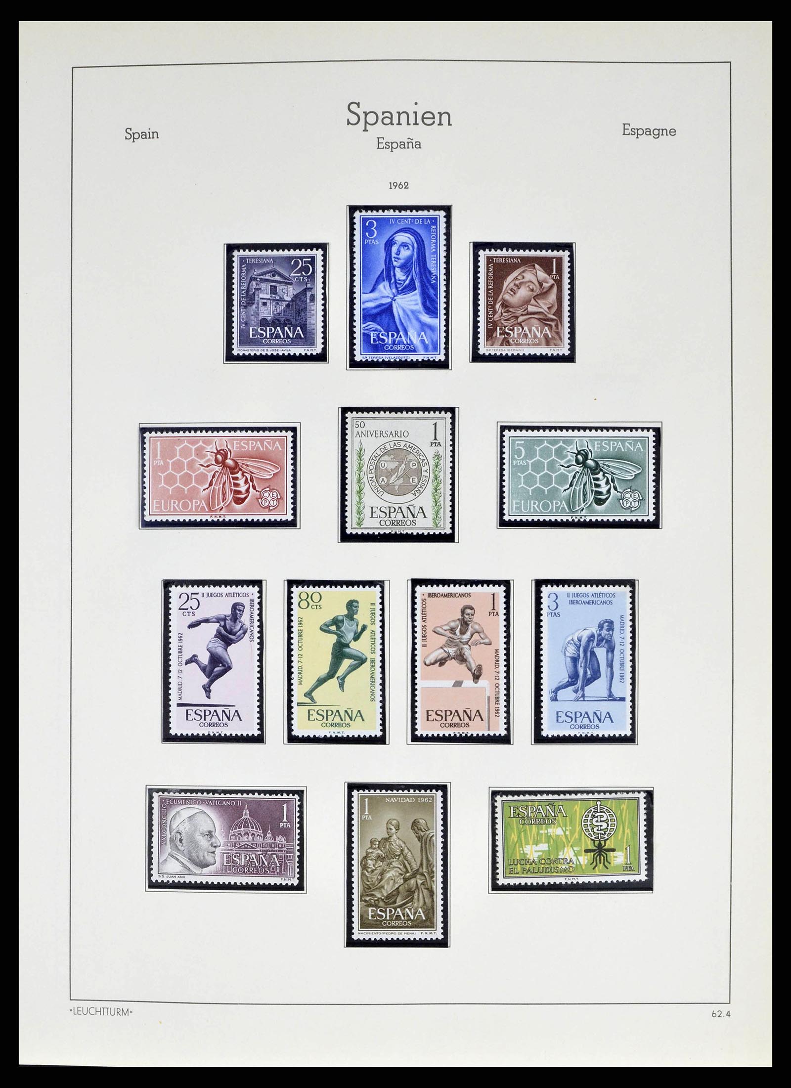 38491 0214 - Stamp collection 38491 Spain 1850-1965.