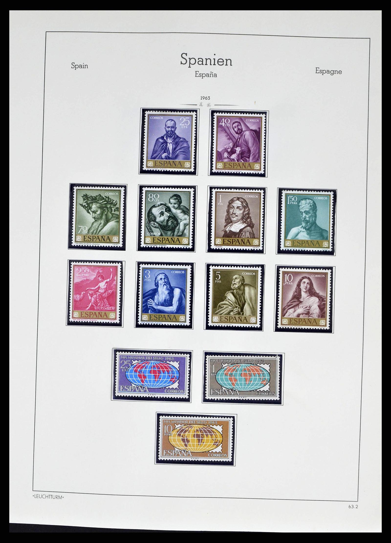 38491 0225 - Stamp collection 38491 Spain 1850-1965.