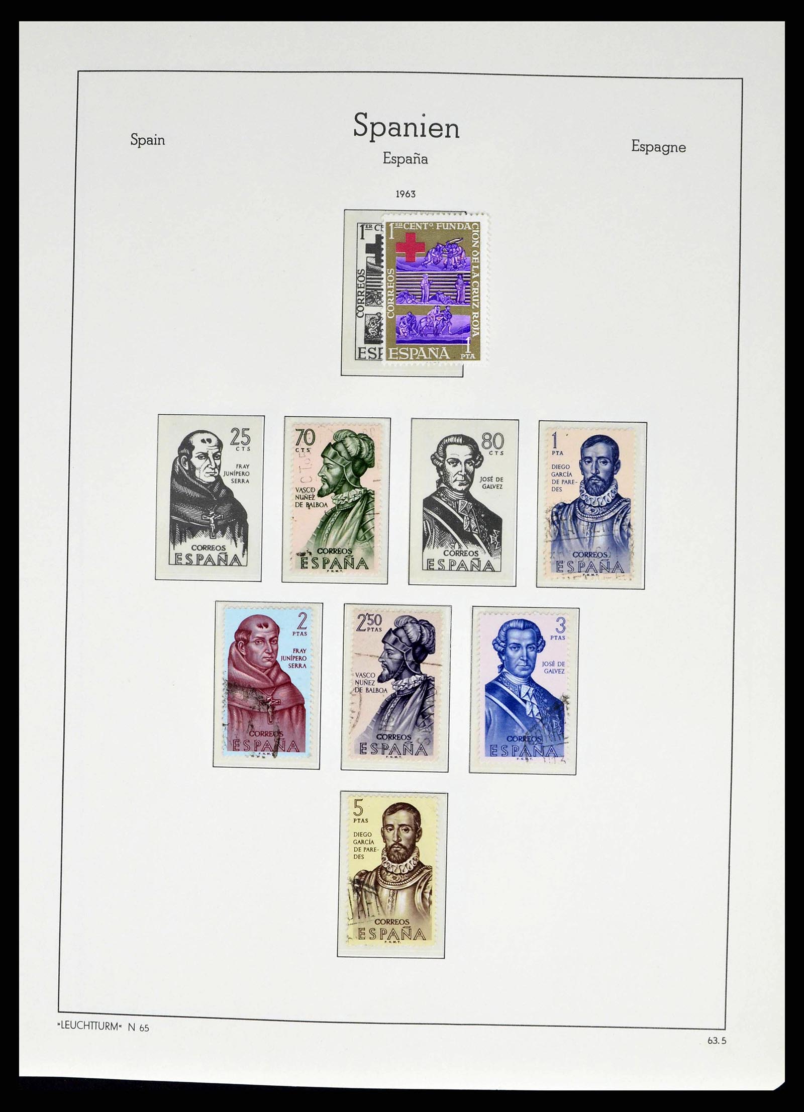 38491 0231 - Stamp collection 38491 Spain 1850-1965.