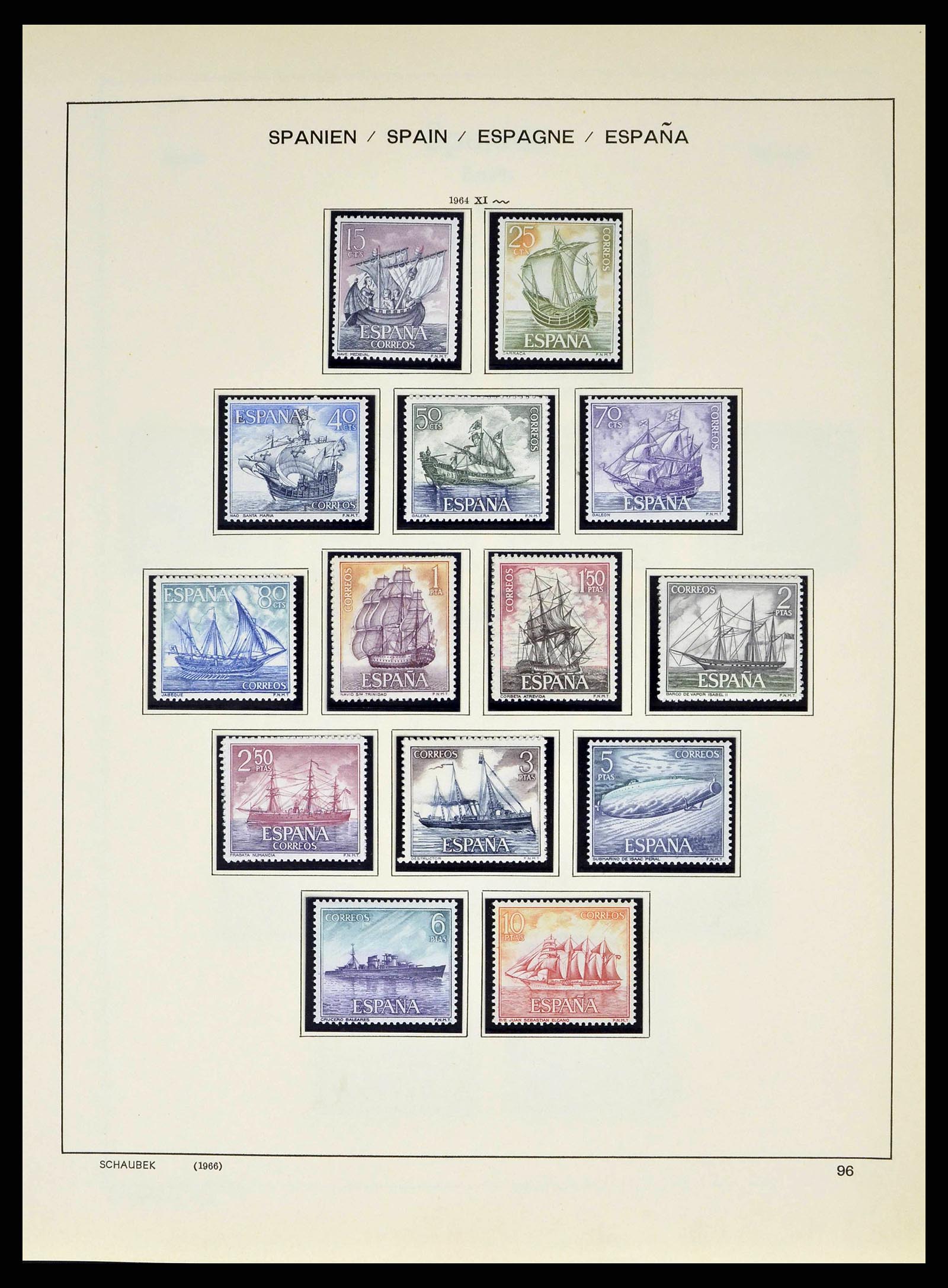 38491 0247 - Postzegelverzameling 38491 Spanje 1850-1965.