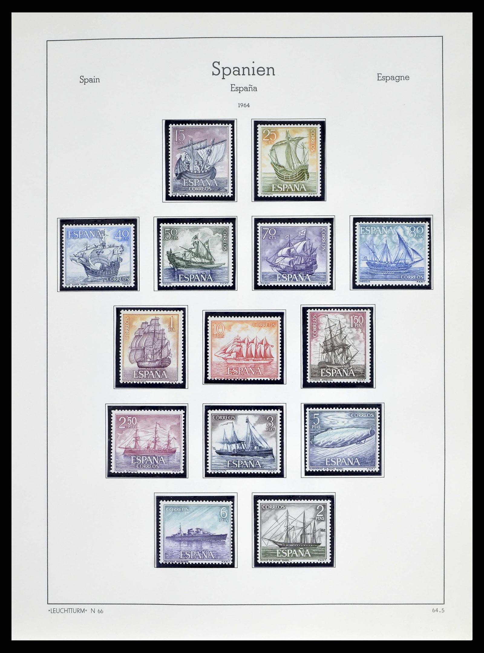 38491 0248 - Postzegelverzameling 38491 Spanje 1850-1965.