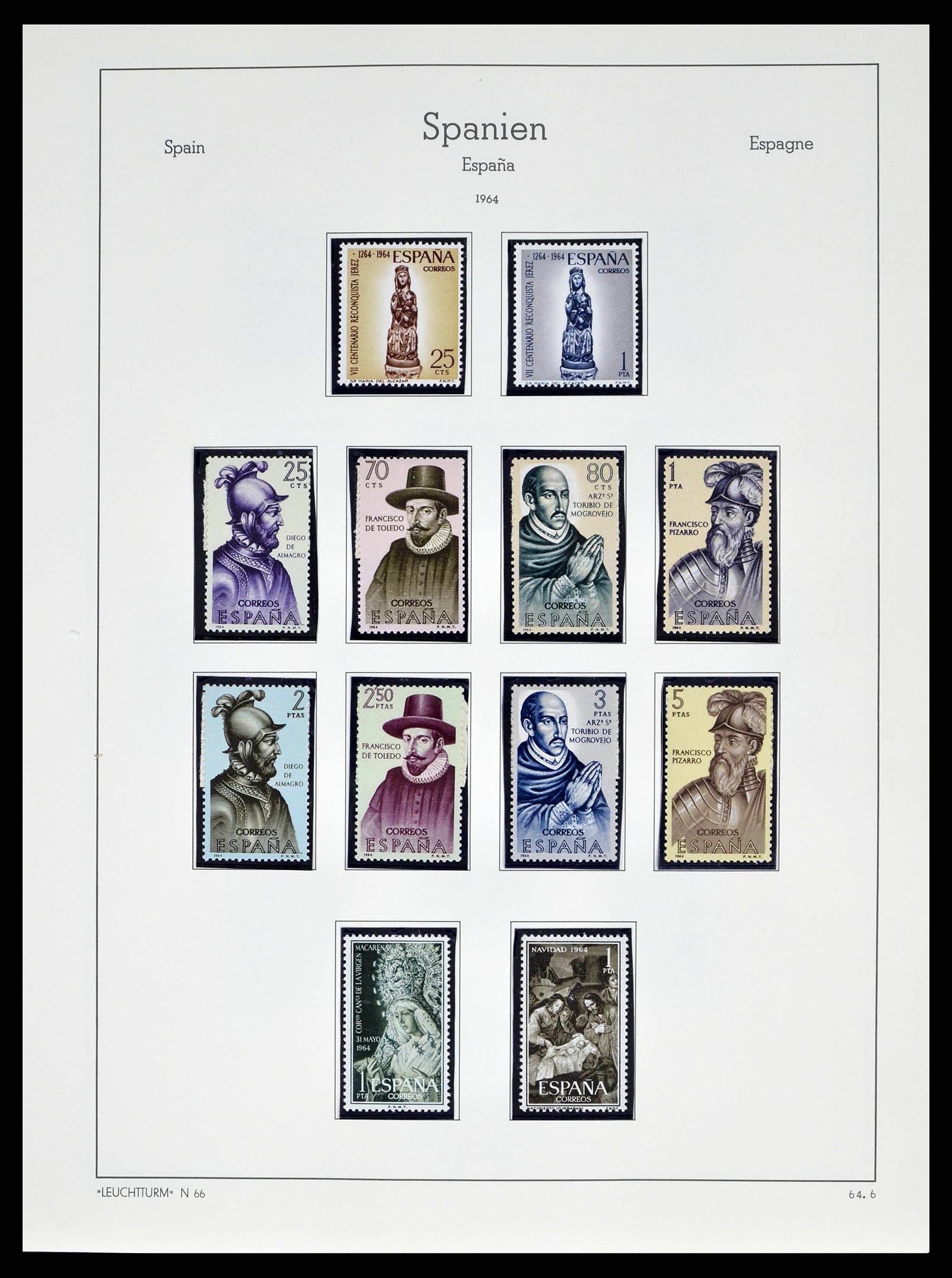 38491 0250 - Postzegelverzameling 38491 Spanje 1850-1965.