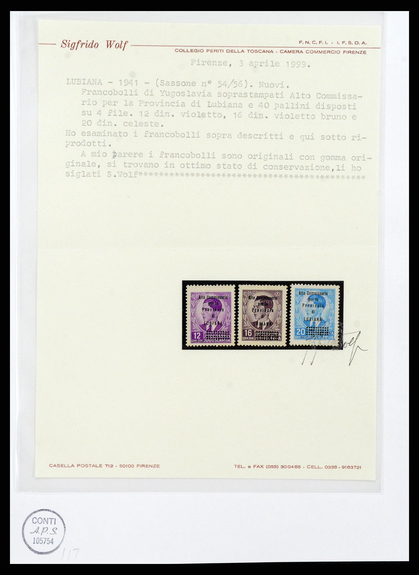 38492 0010 - Postzegelverzameling 38492 Italiaanse bezetting Slovenië (Laibach) 19