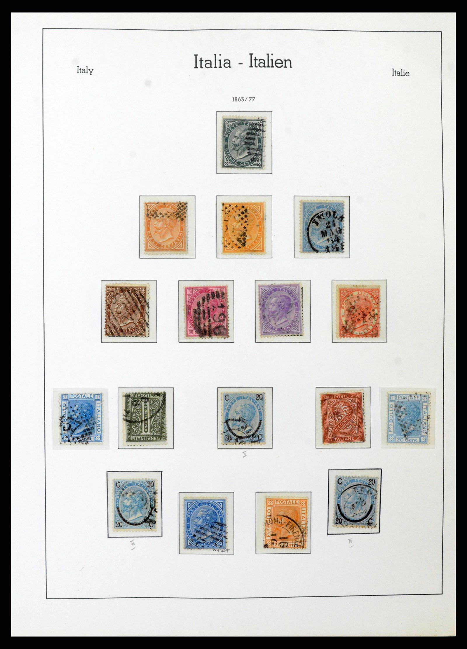 38493 0002 - Stamp collection 38493 Italy 1861-1970.