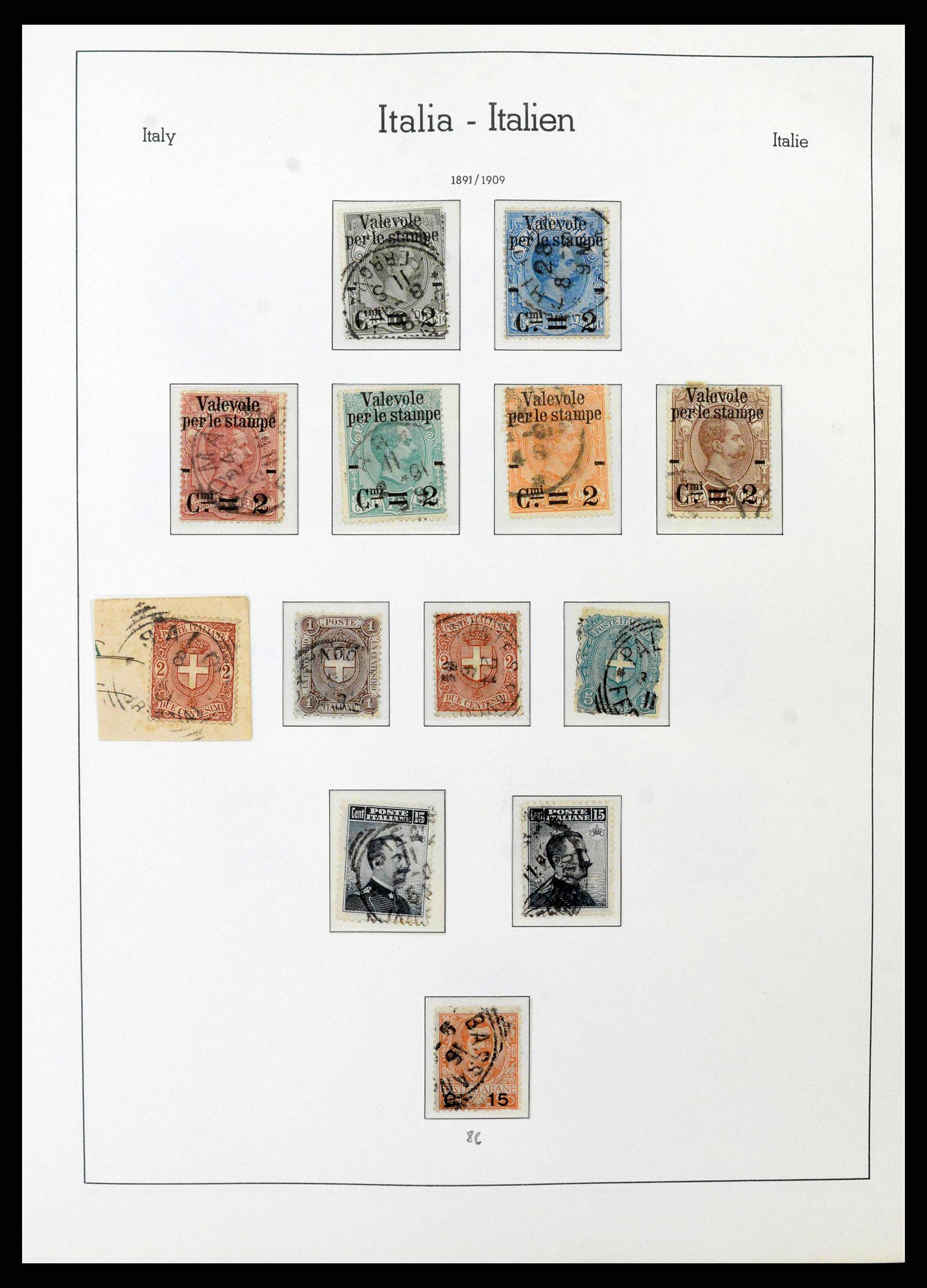 38493 0005 - Stamp collection 38493 Italy 1861-1970.